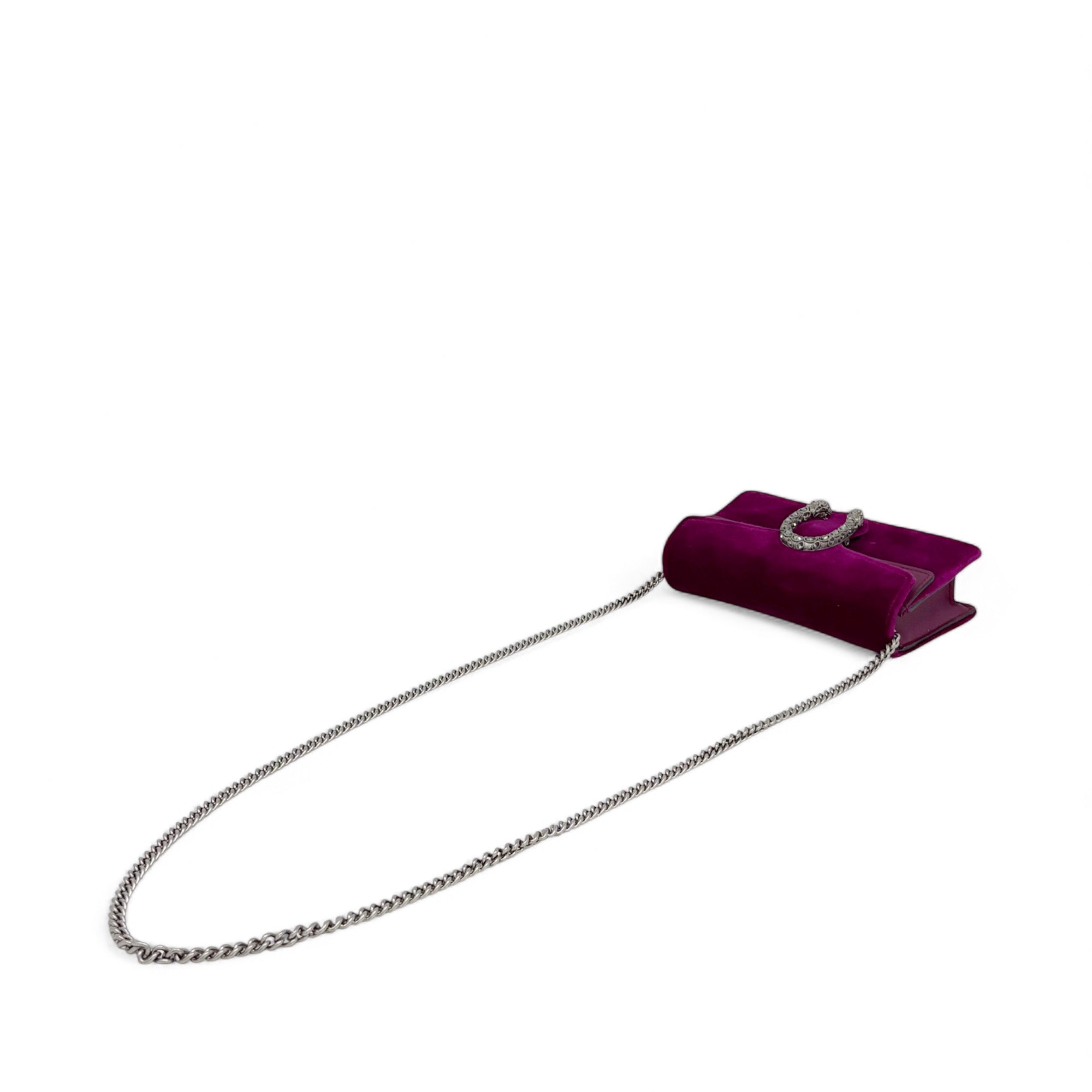 Gucci Violet Velvet Super Mini Dionysus