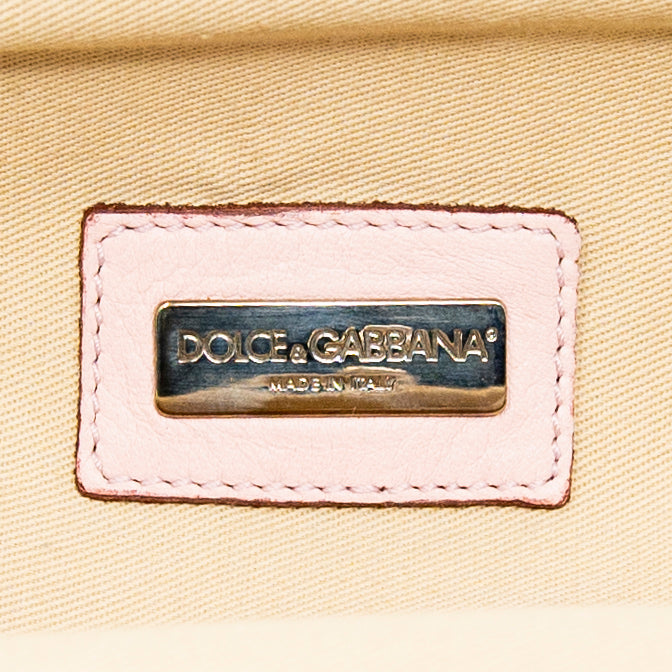 Dolce &amp; Gabbana Pink Miss Curly Clutch