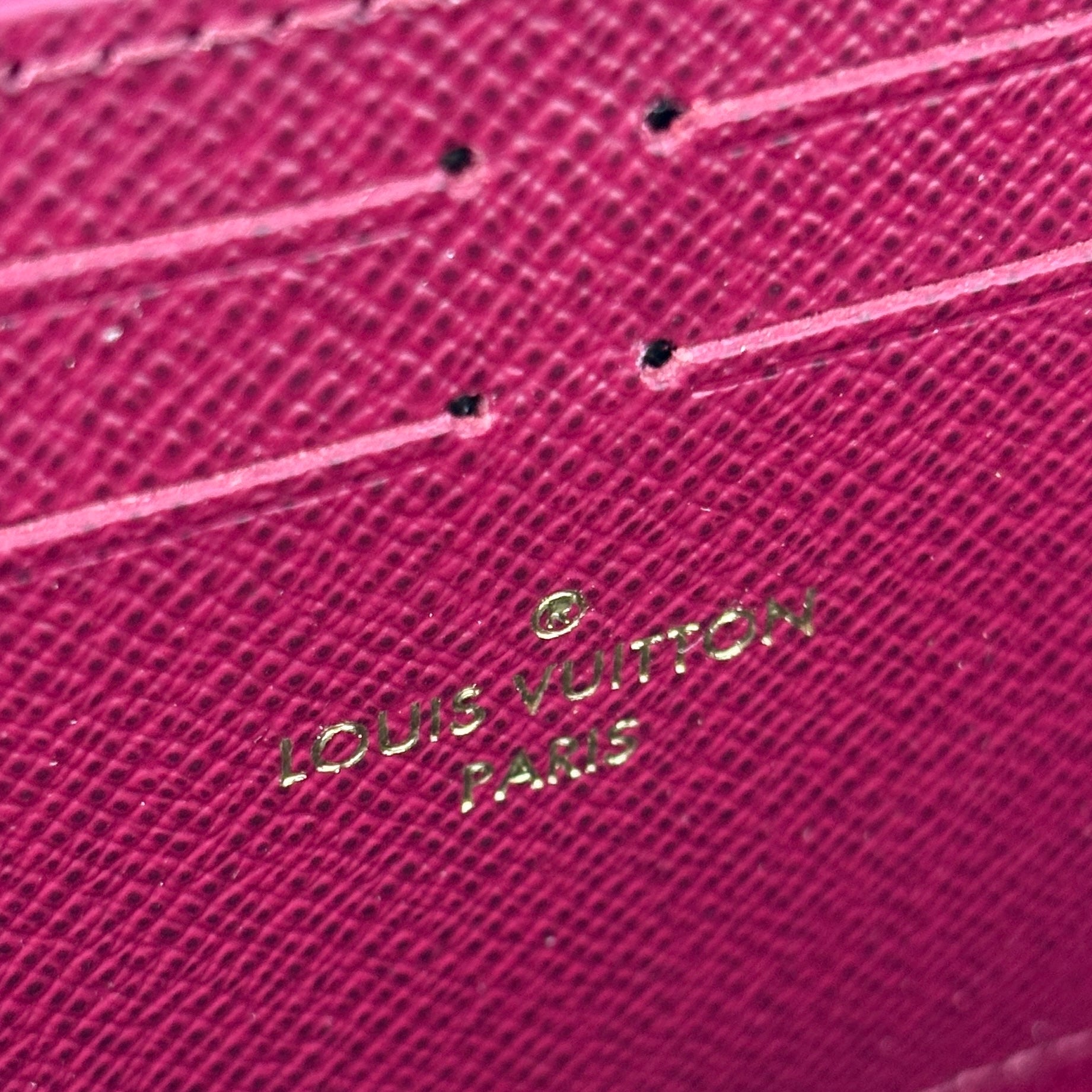 Louis Vuitton Fuschia Clemence Wallet