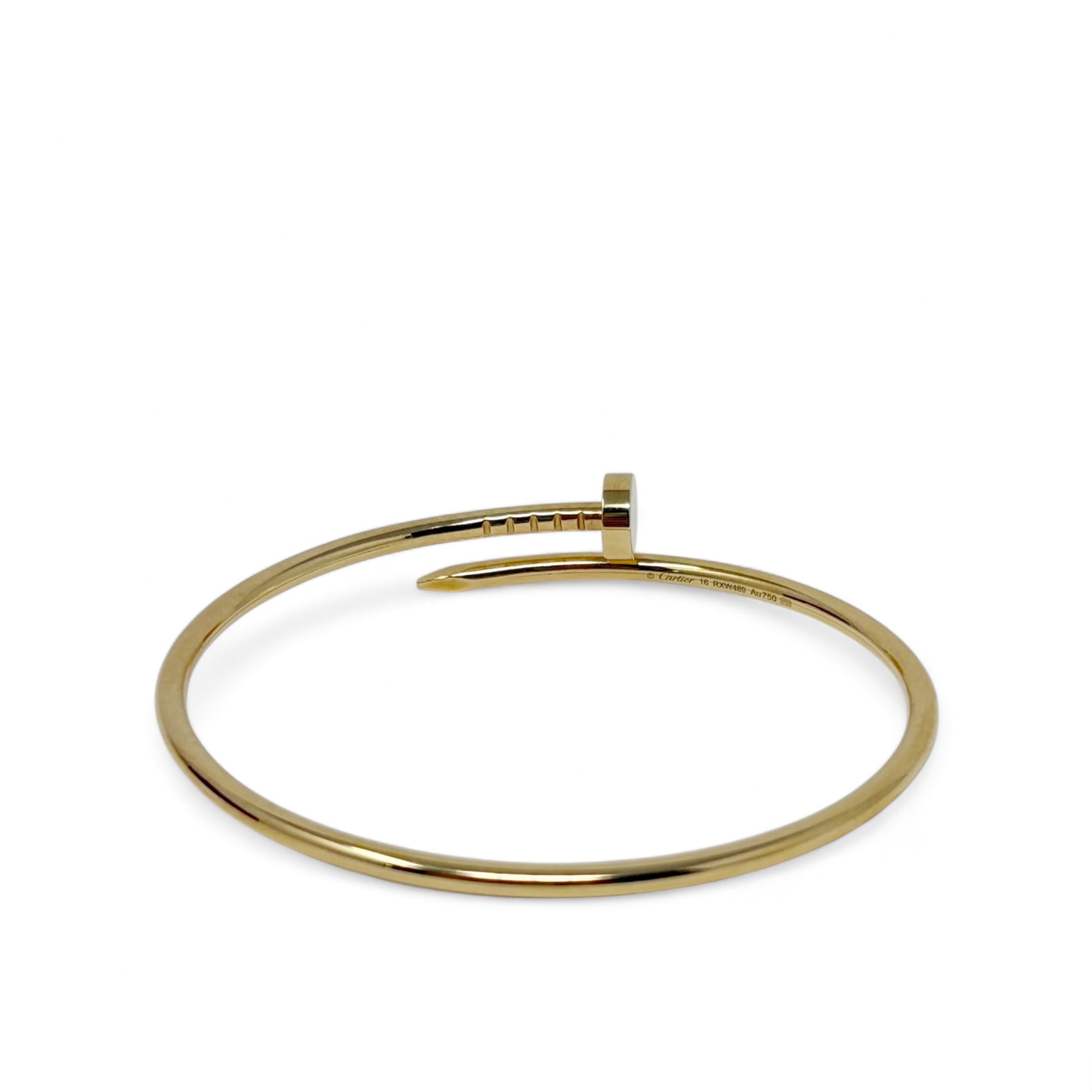 Cartier Yellow Gold Juste Un Clou Bracelet SM 16