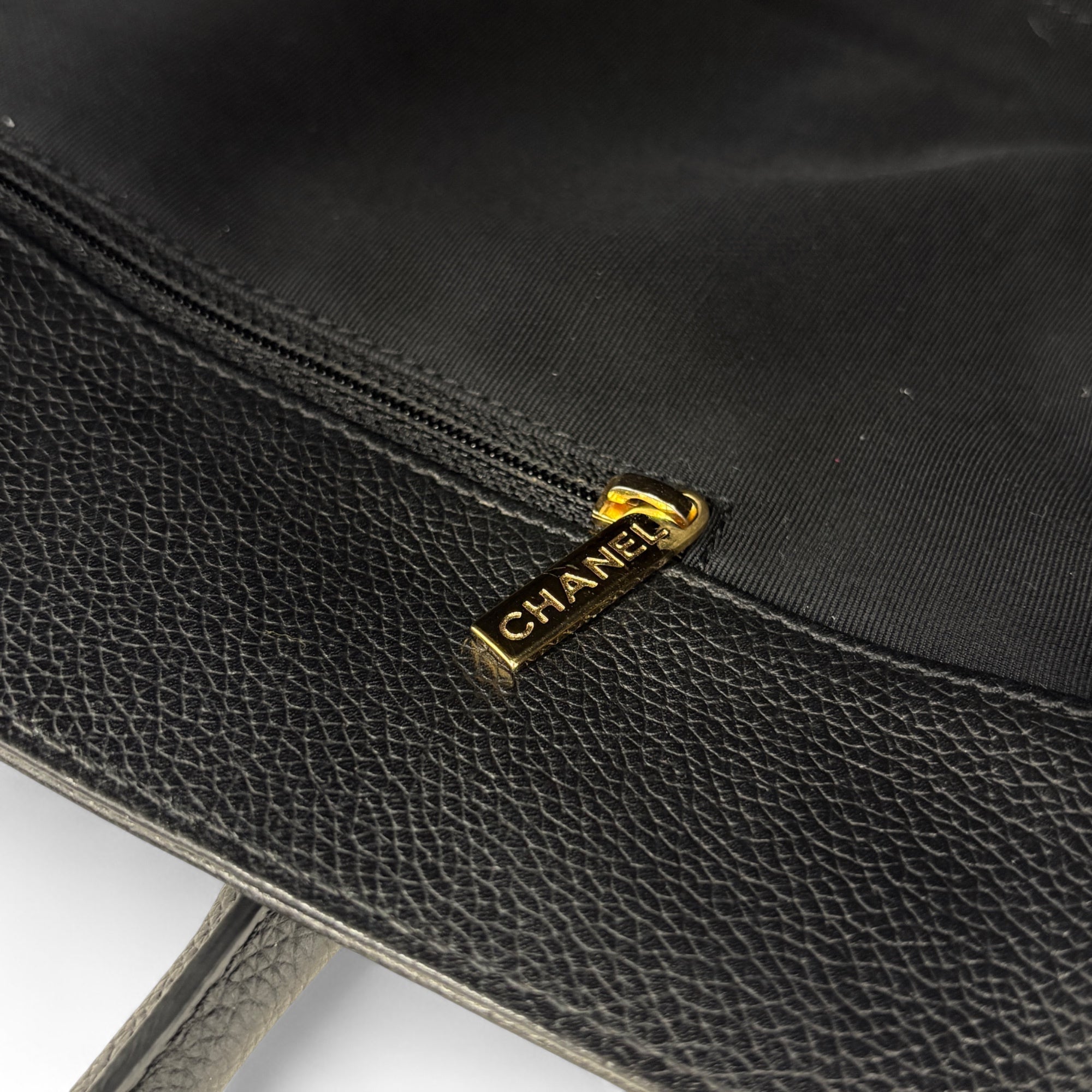 Chanel Black Small Executive Cerf Tote