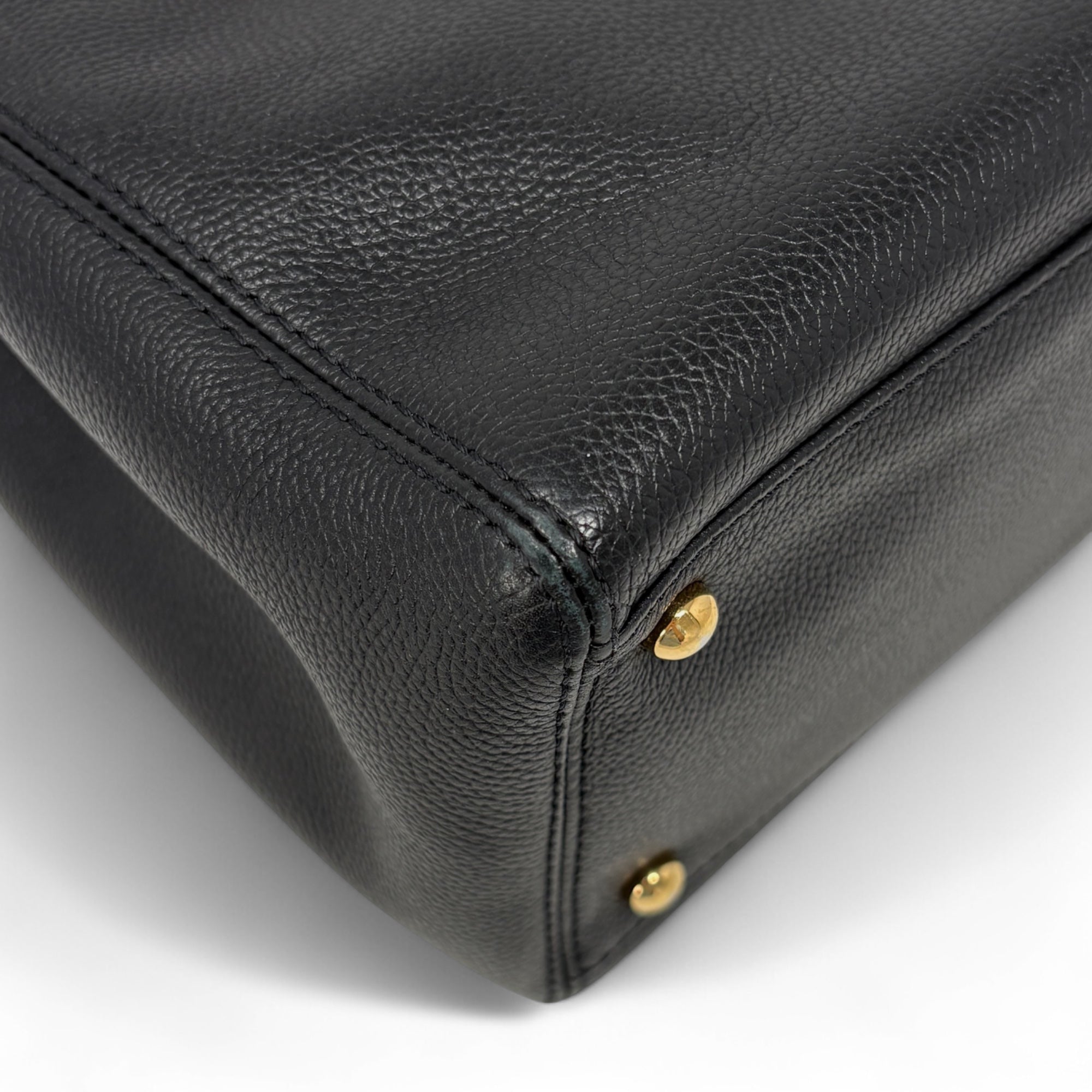 Chanel Black Small Executive Cerf Tote