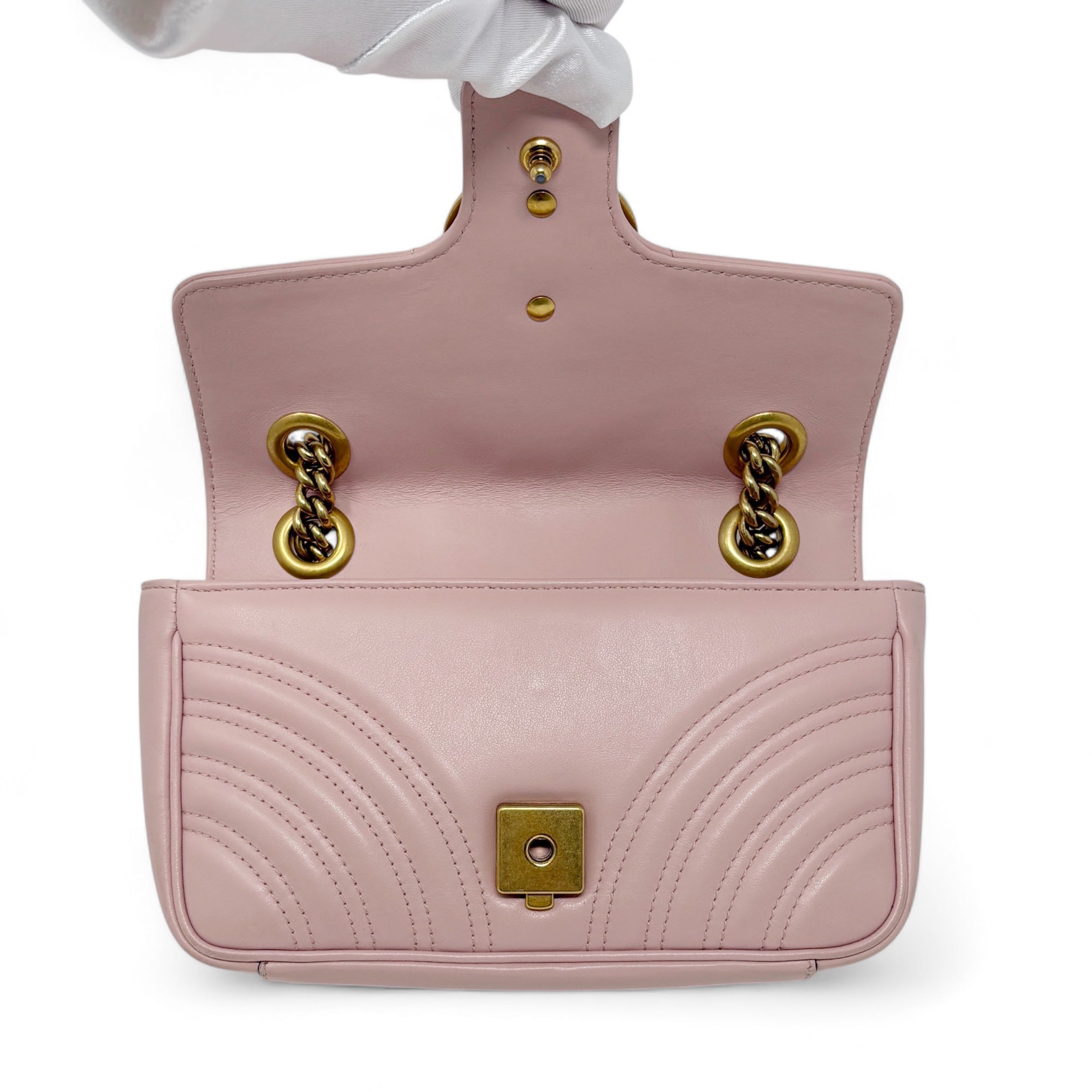 Gucci Pink Small GG Marmont Bag