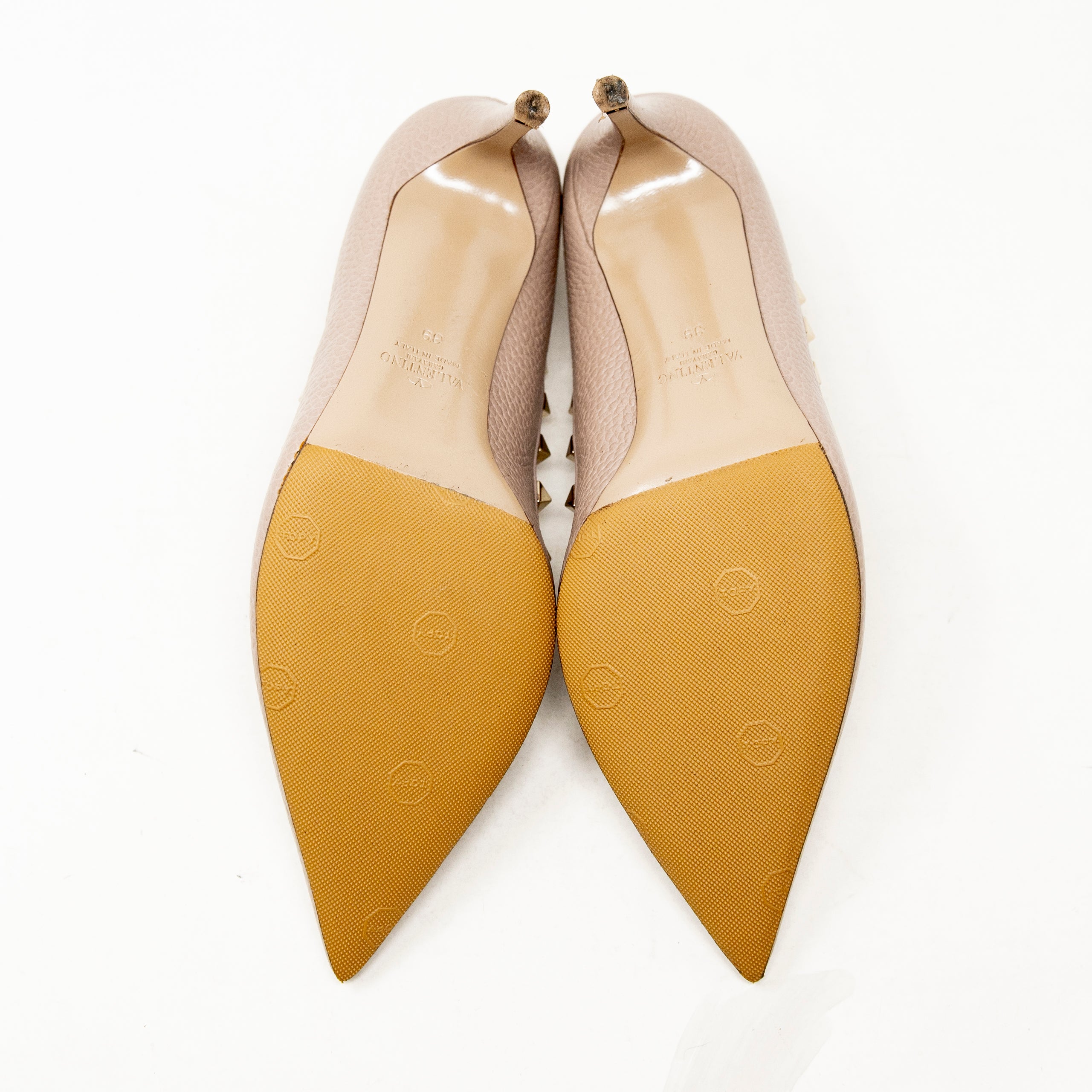 Valentino Blush Rockstud Pumps 39