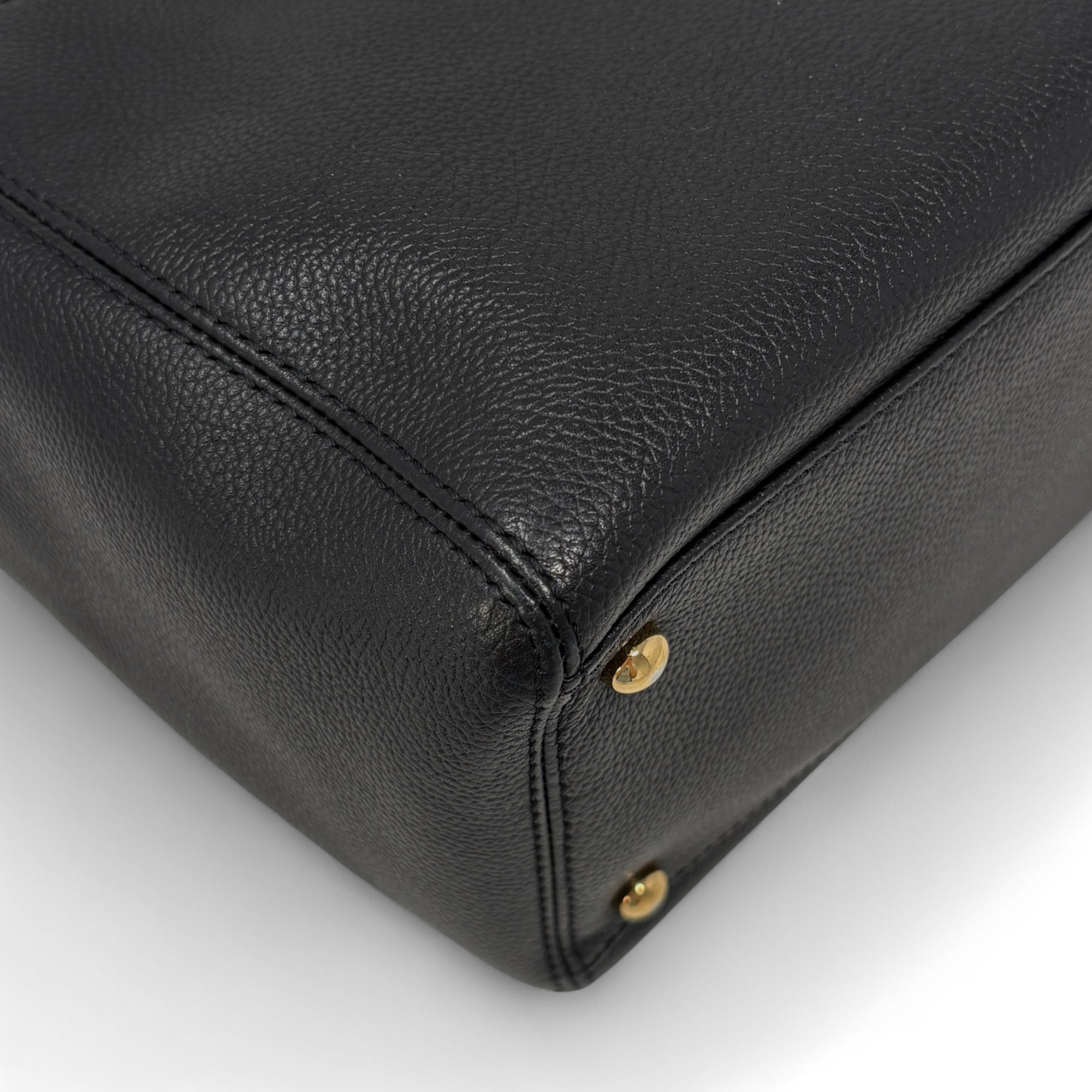 Chanel Black Small Executive Cerf Tote