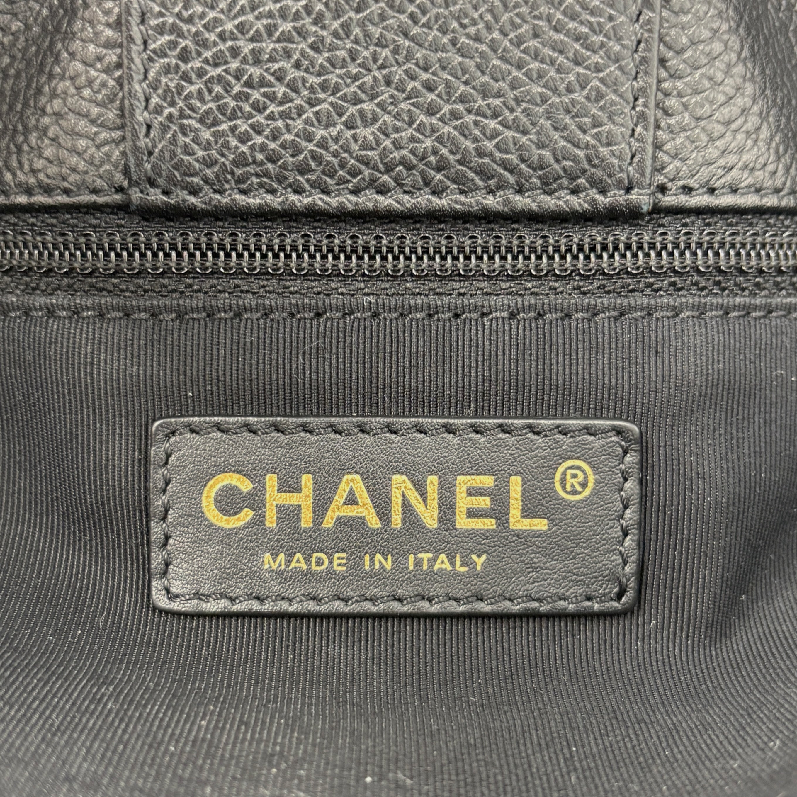 Chanel Black Small Executive Cerf Tote
