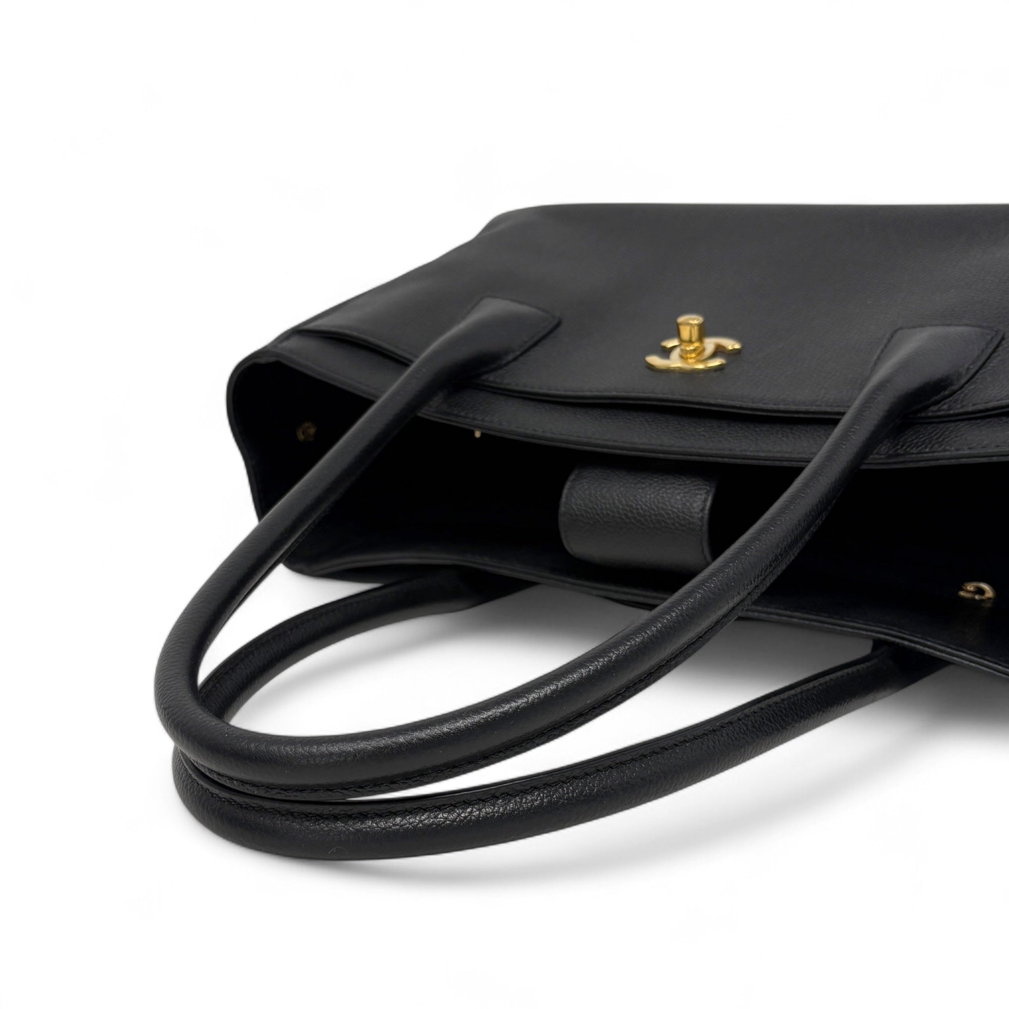 Chanel Black Small Executive Cerf Tote