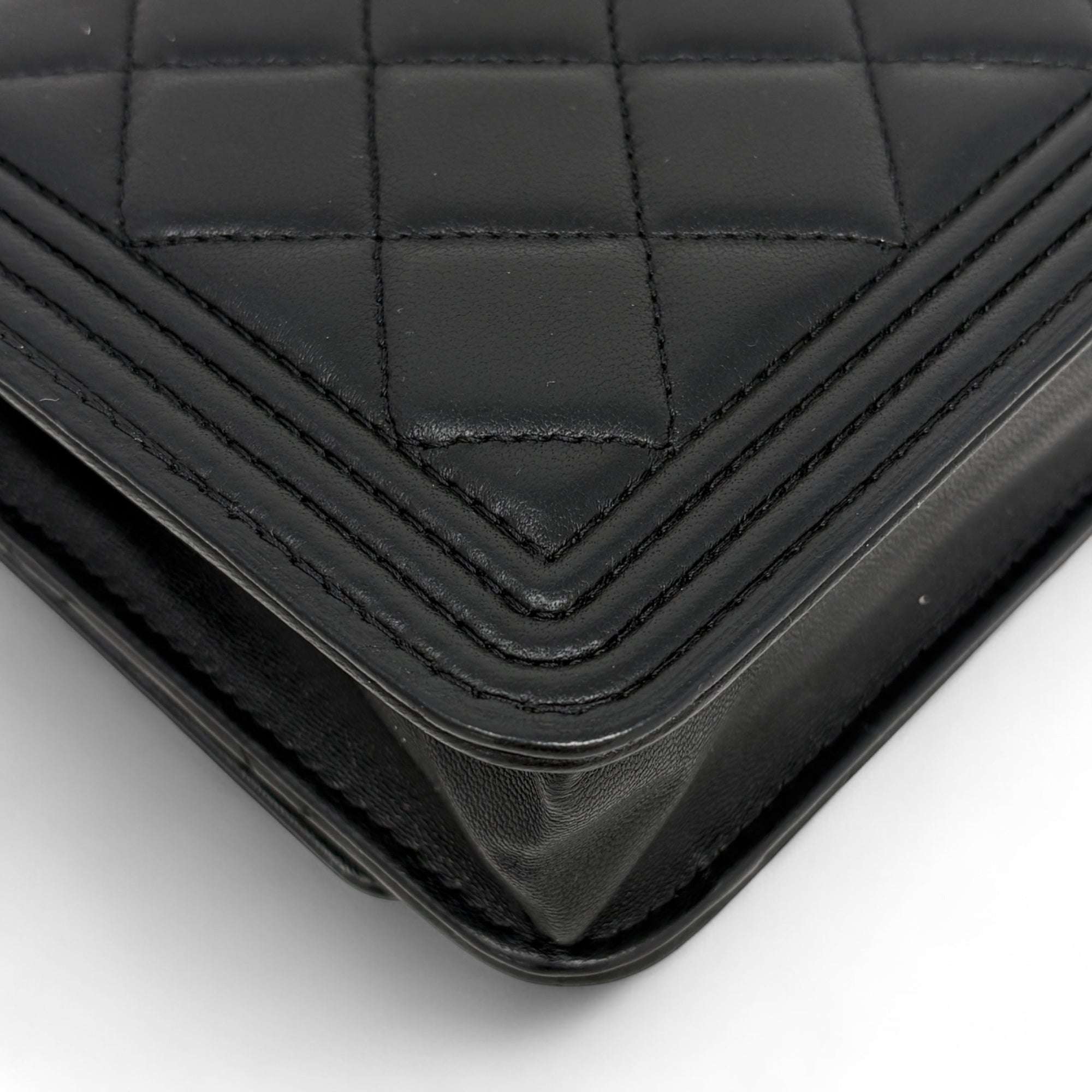 Chanel Black Boy Wallet on Chain