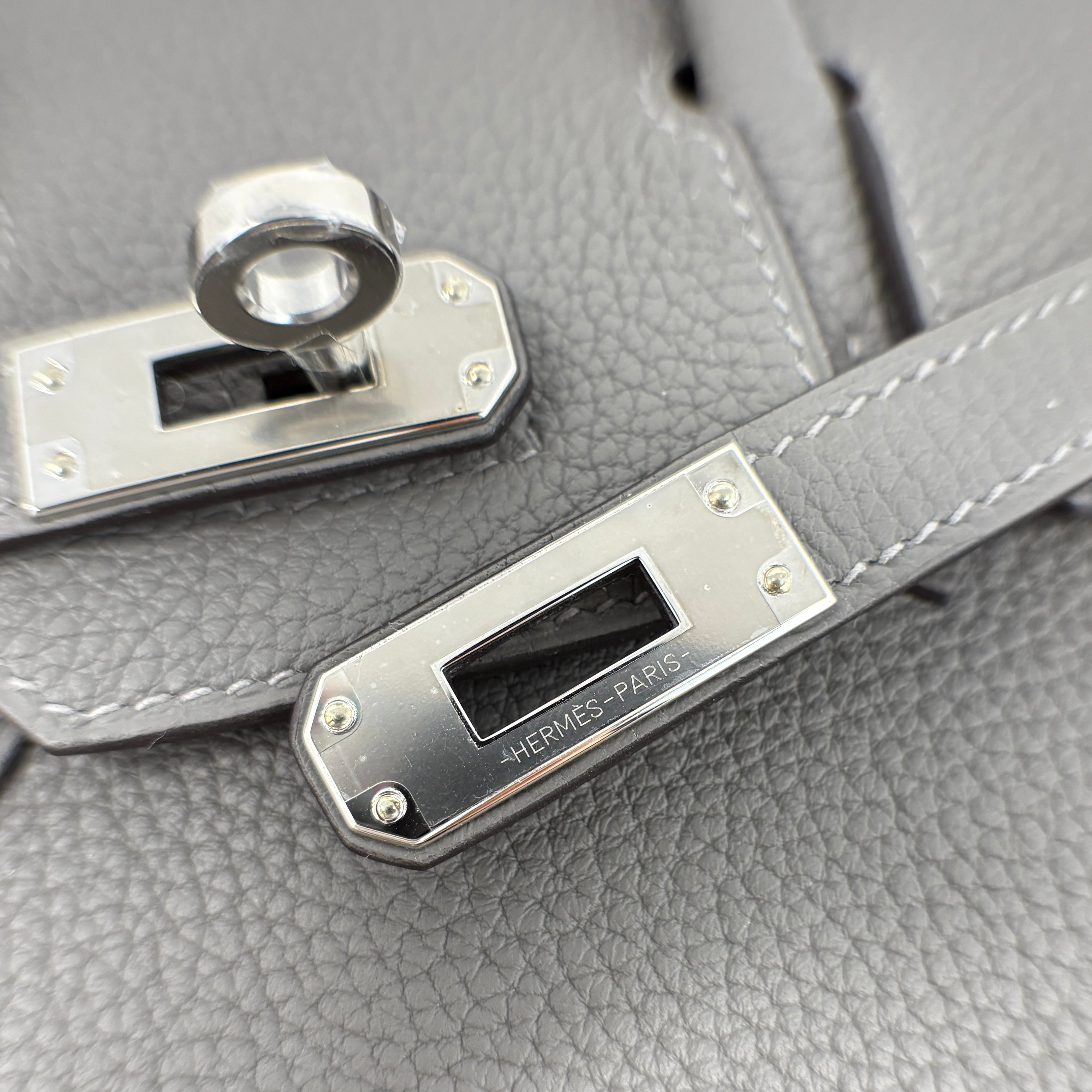 Hermes Gris Meyer Togo Birkin 25