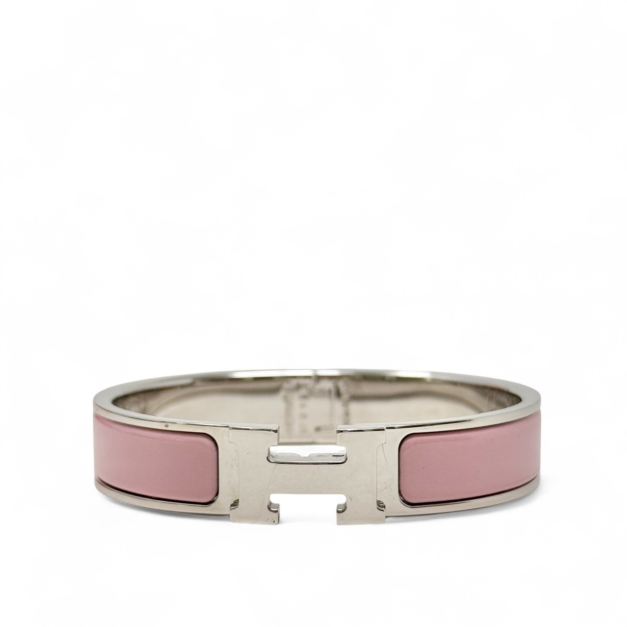 Hermes Rose Clic H PM Bracelet