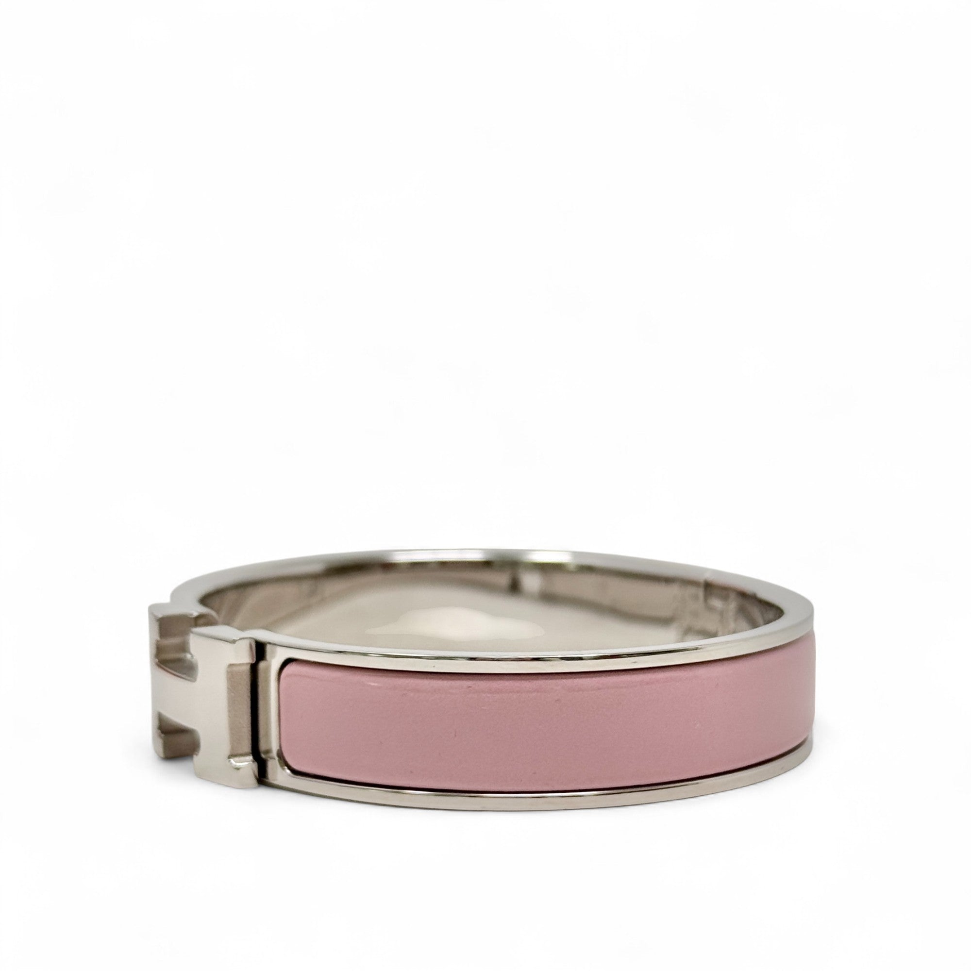 Hermes Rose Clic H PM Bracelet