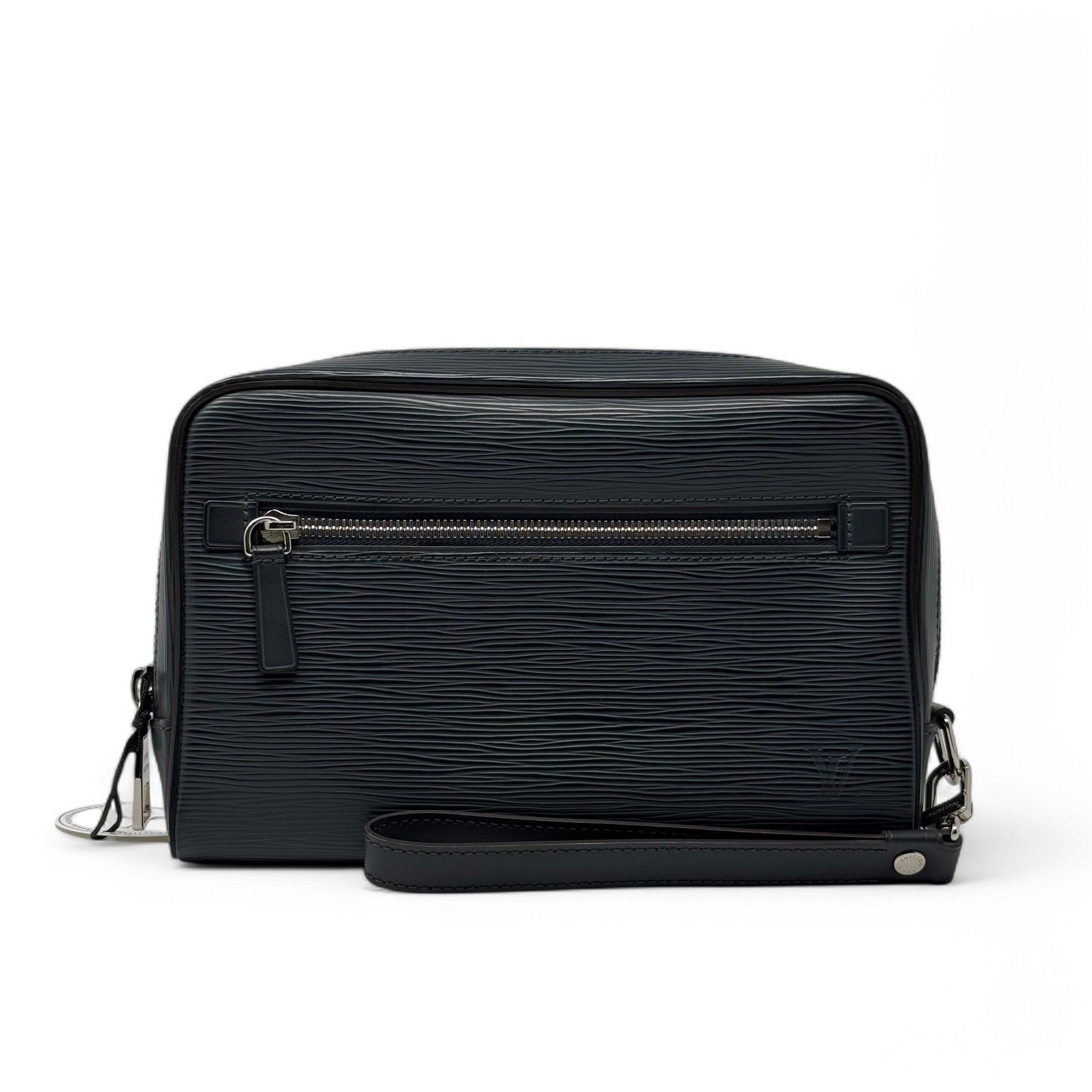 Louis Vuitton Navy Epi Kasai Clutch