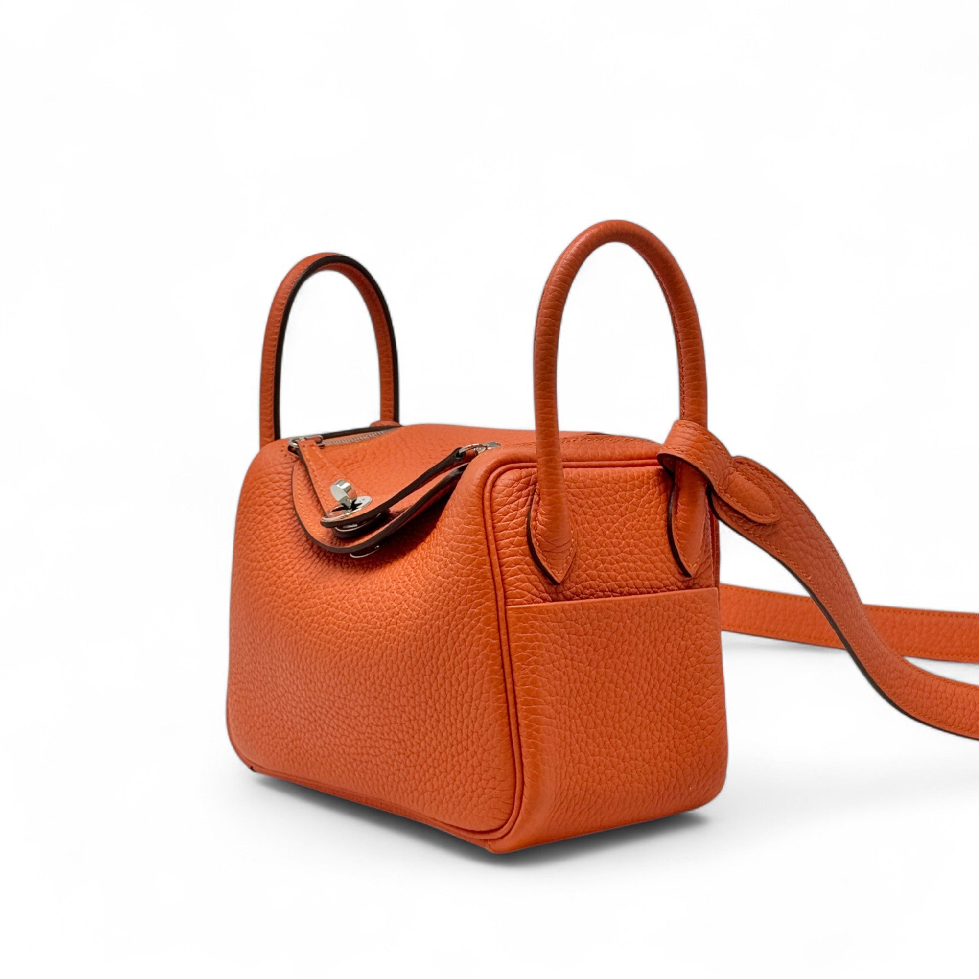 Hermes Feu Clemence Mini Lindy