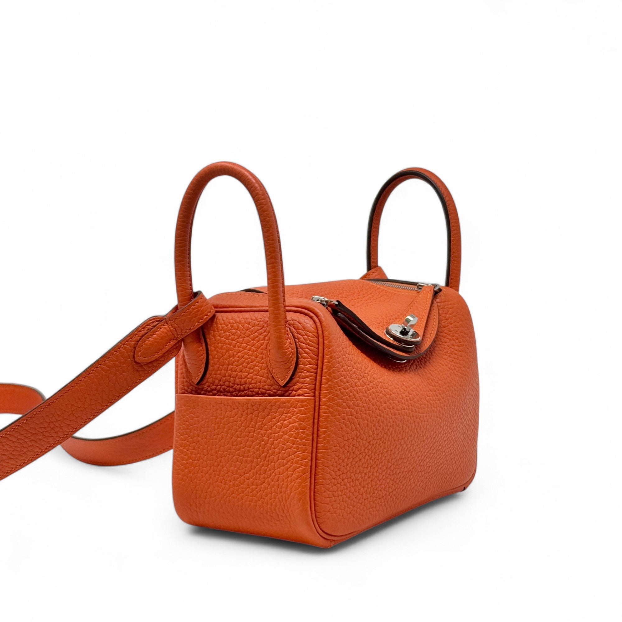 Hermes Feu Clemence Mini Lindy