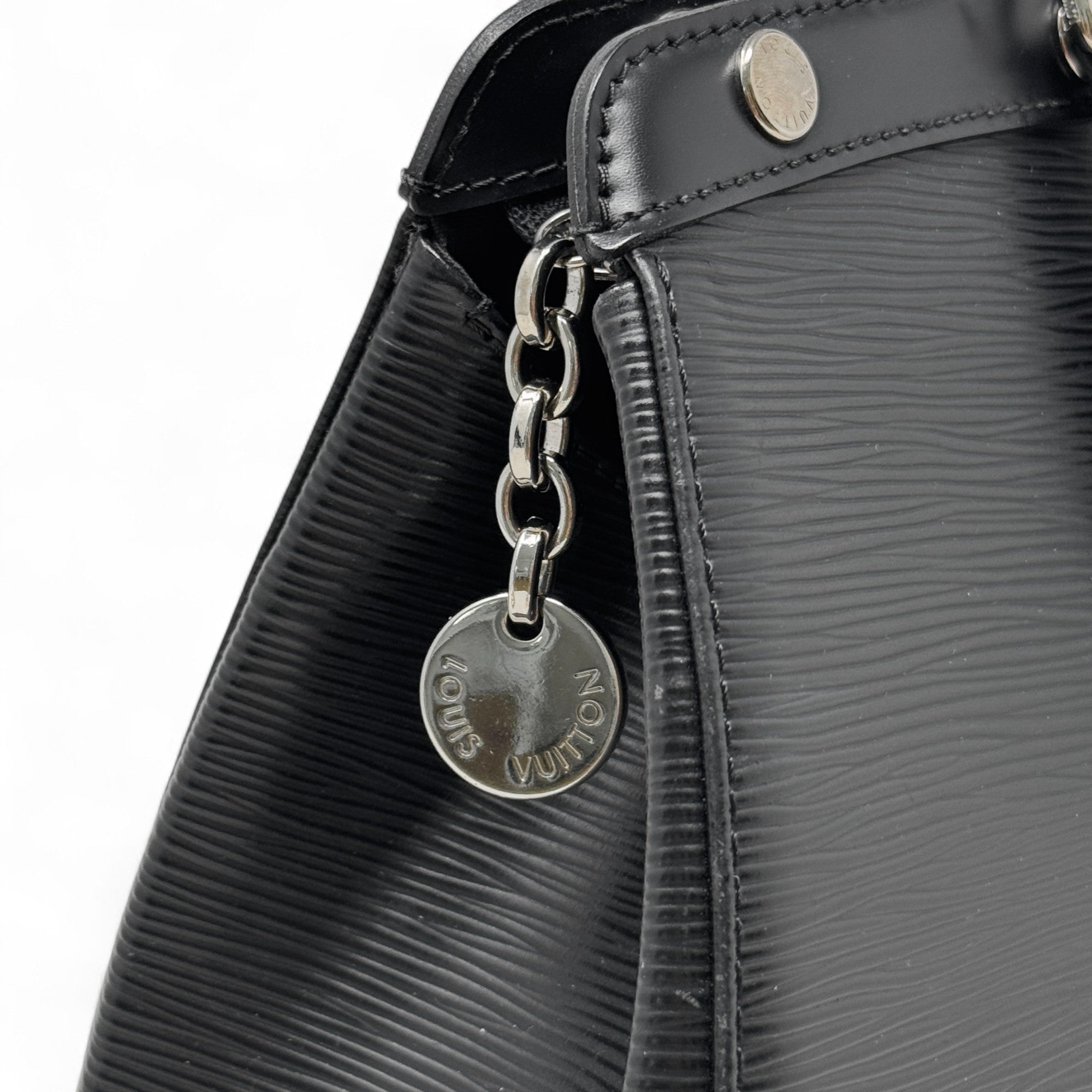 Louis Vuitton Black Epi Brea MM