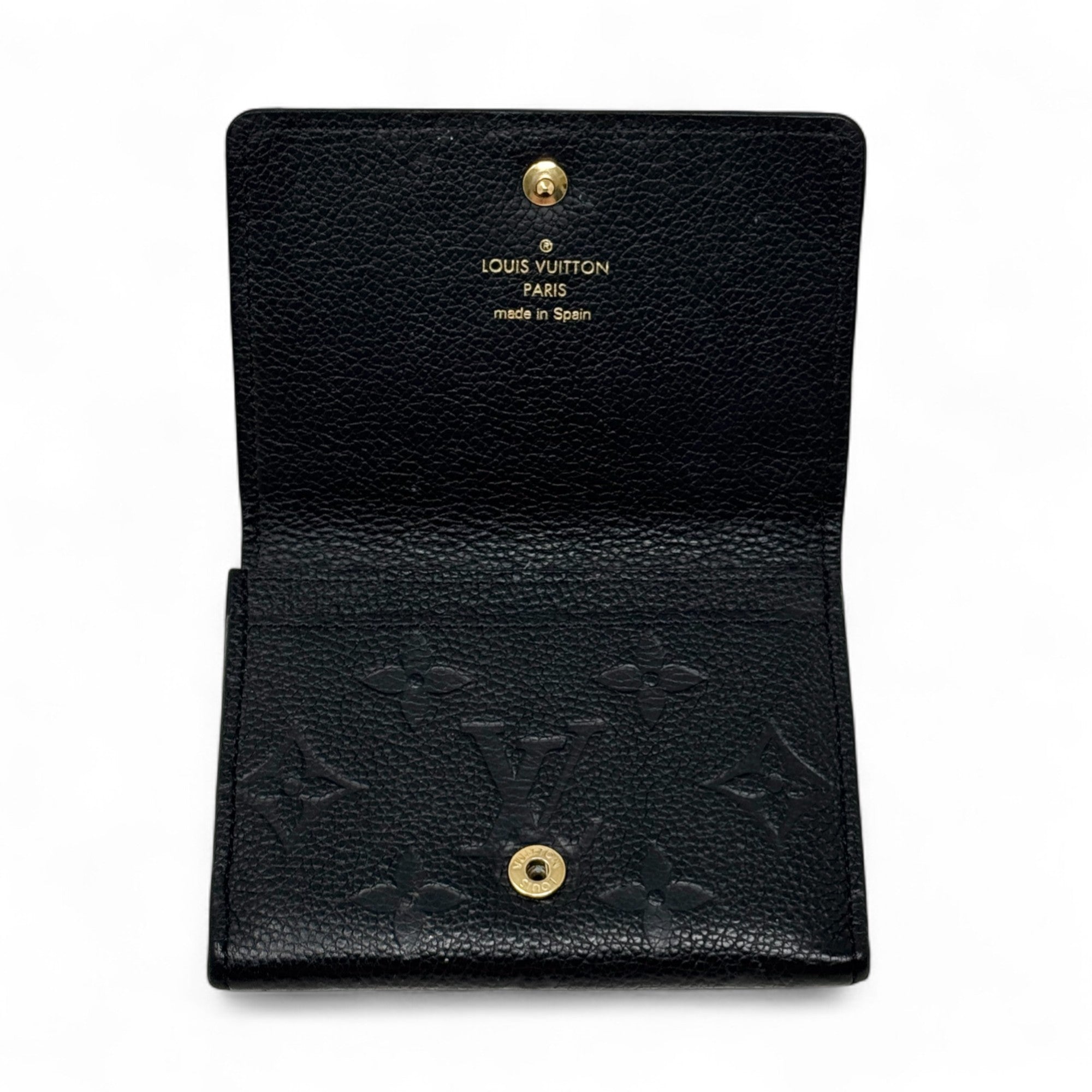 Louis Vuitton Black Business Card Holder