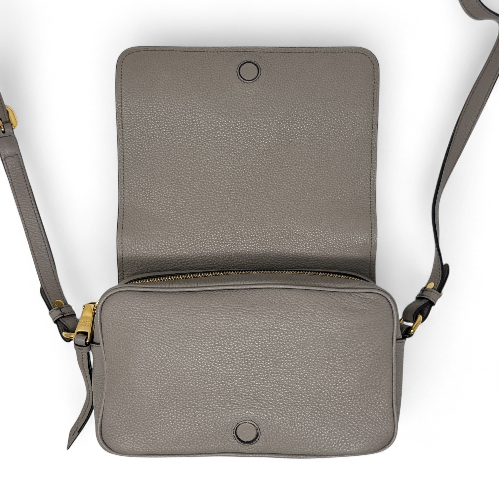 Prada Grey Vitello Phenix Bag