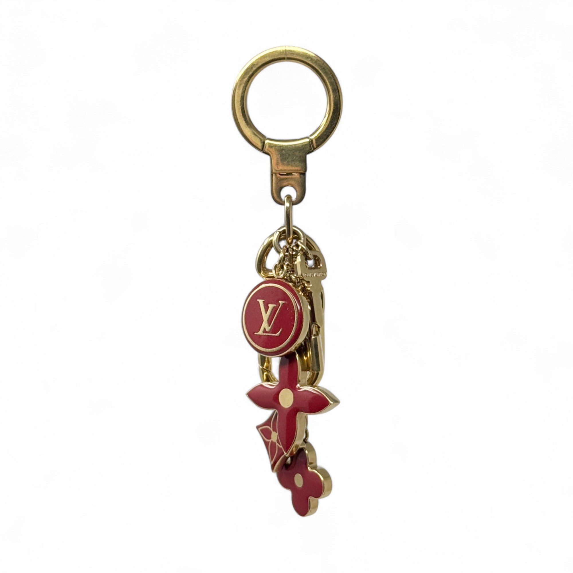 Louis Vuitton Red Pastilles Cles Key Chain