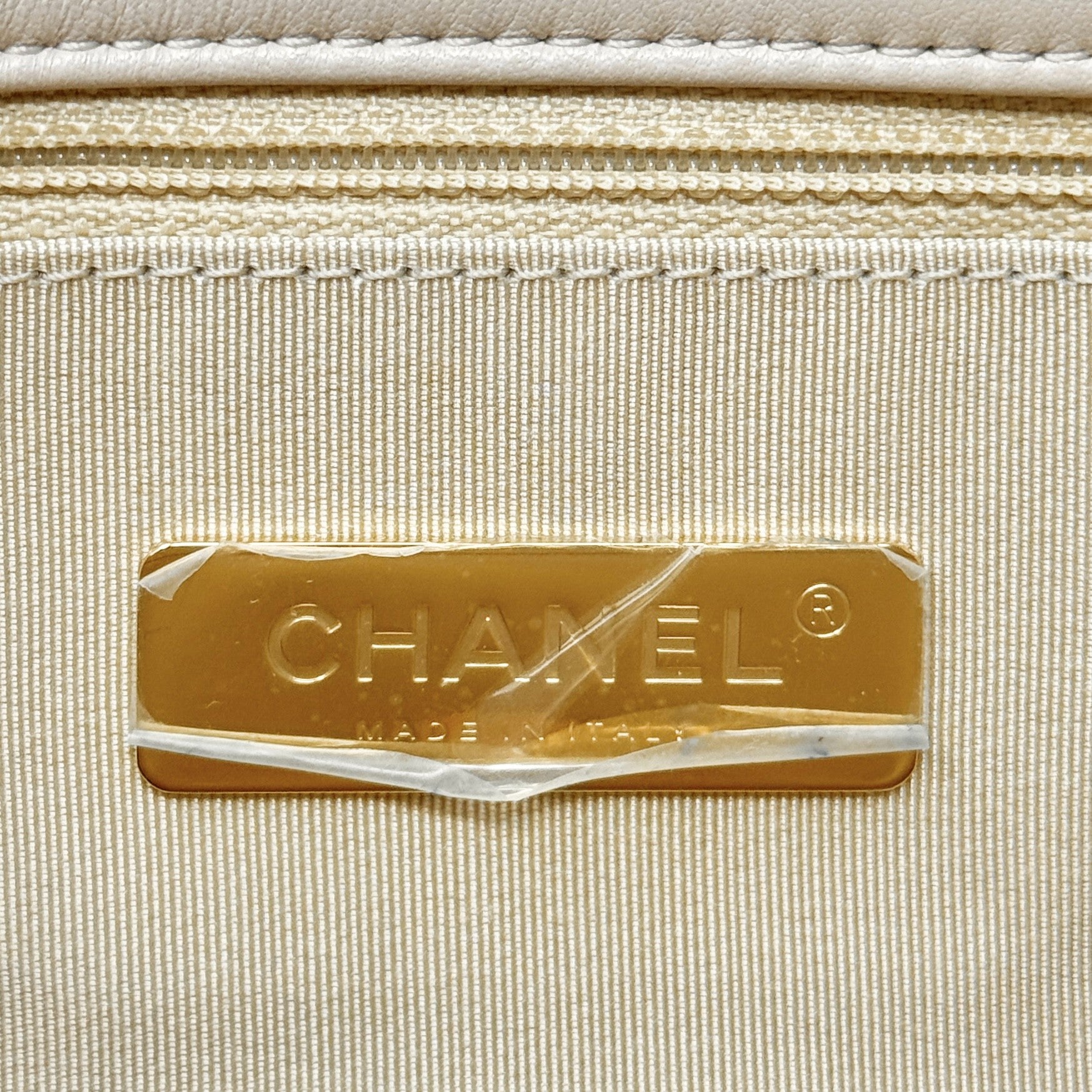 Chanel 19 Beige Medium Flap