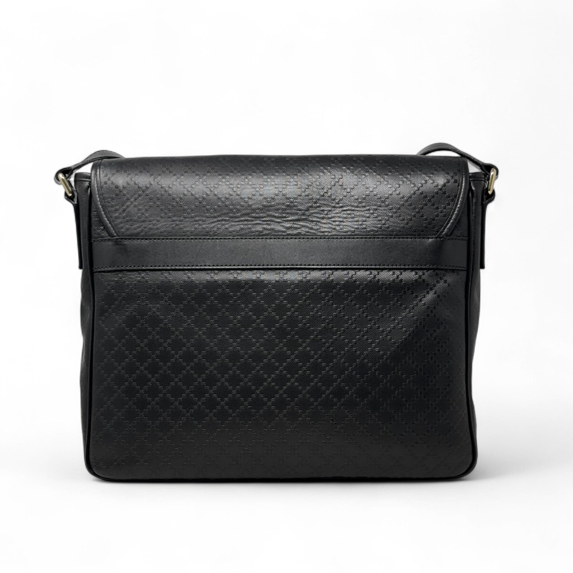 Gucci Black Diamante Messenger Bag