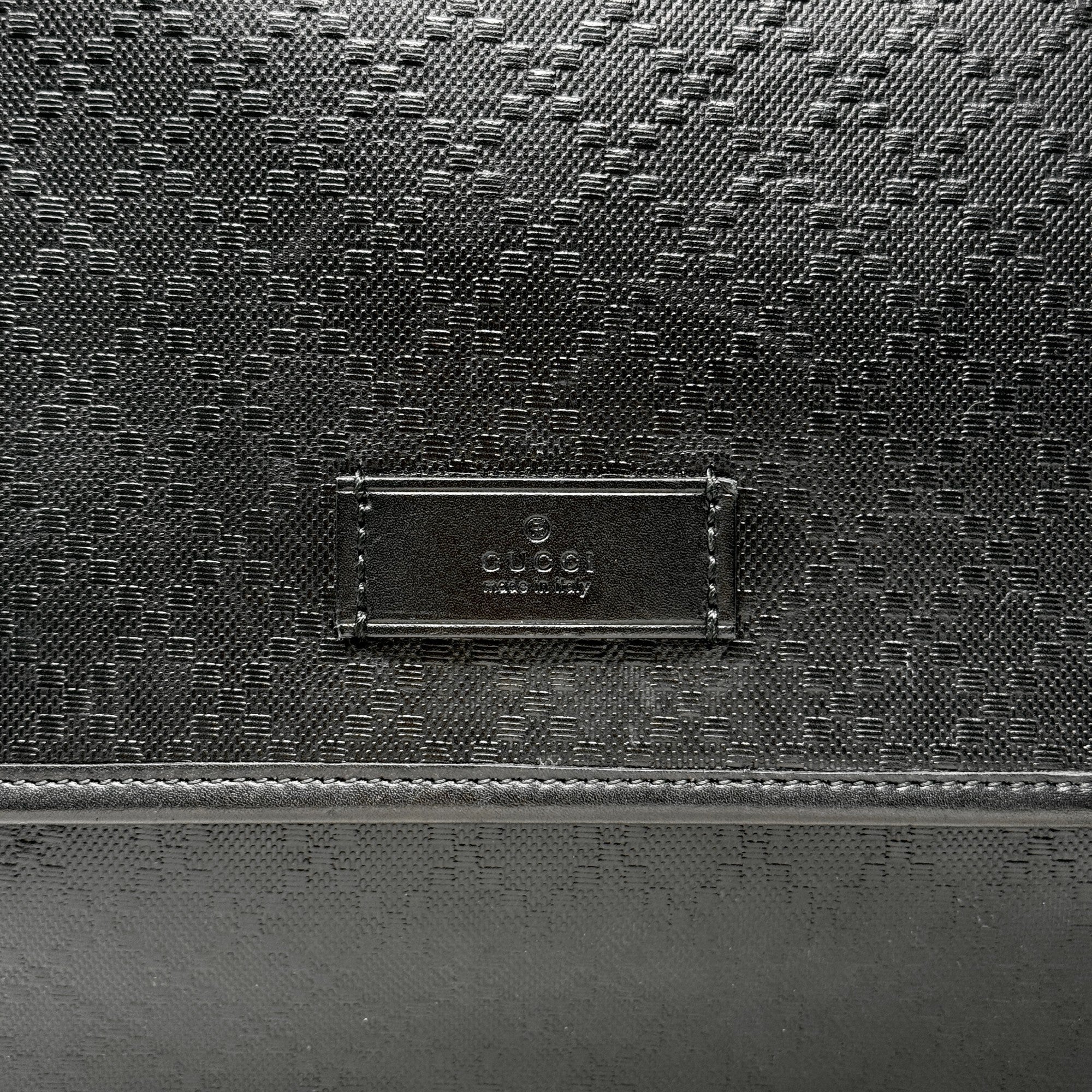 Gucci Black Diamante Messenger Bag