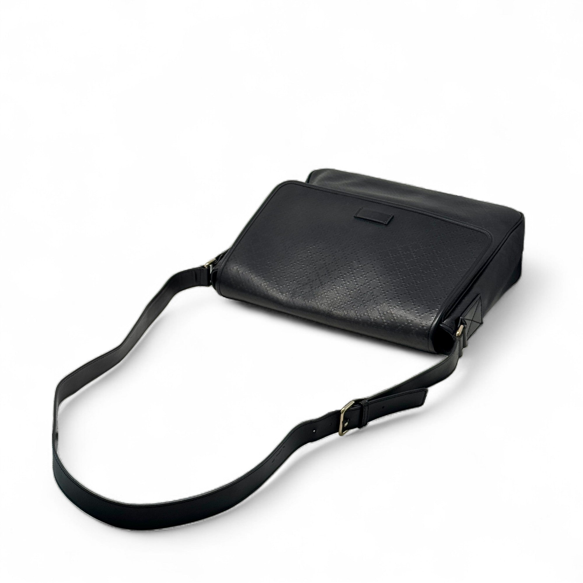 Gucci Black Diamante Messenger Bag