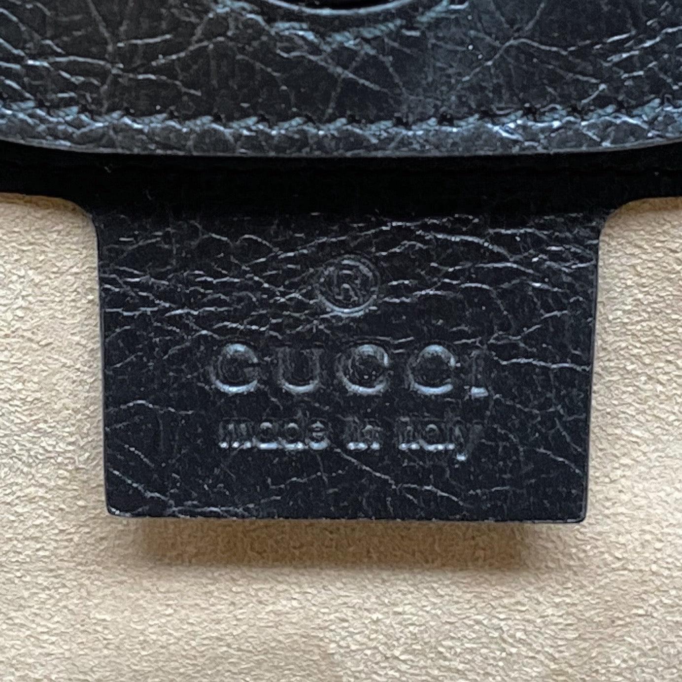 Gucci Black Calfskin Zumi Backpack