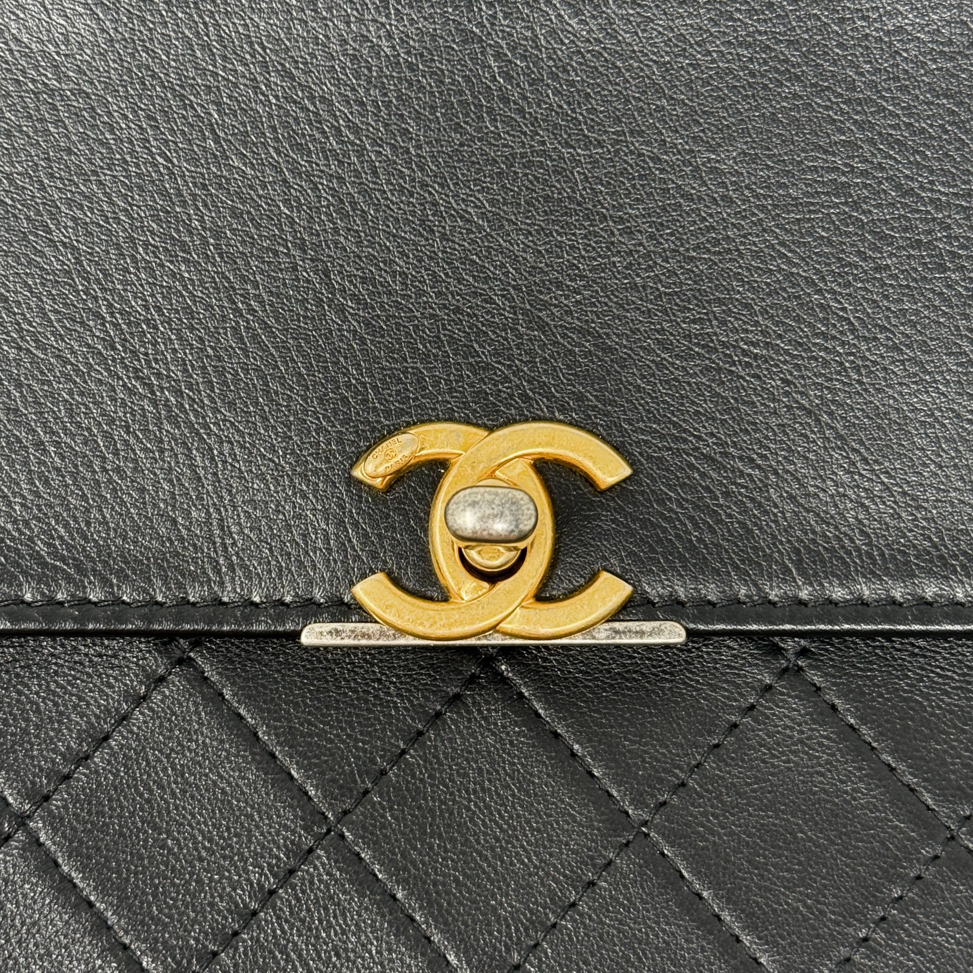 Chanel Black Sleek And Chic Clutch
