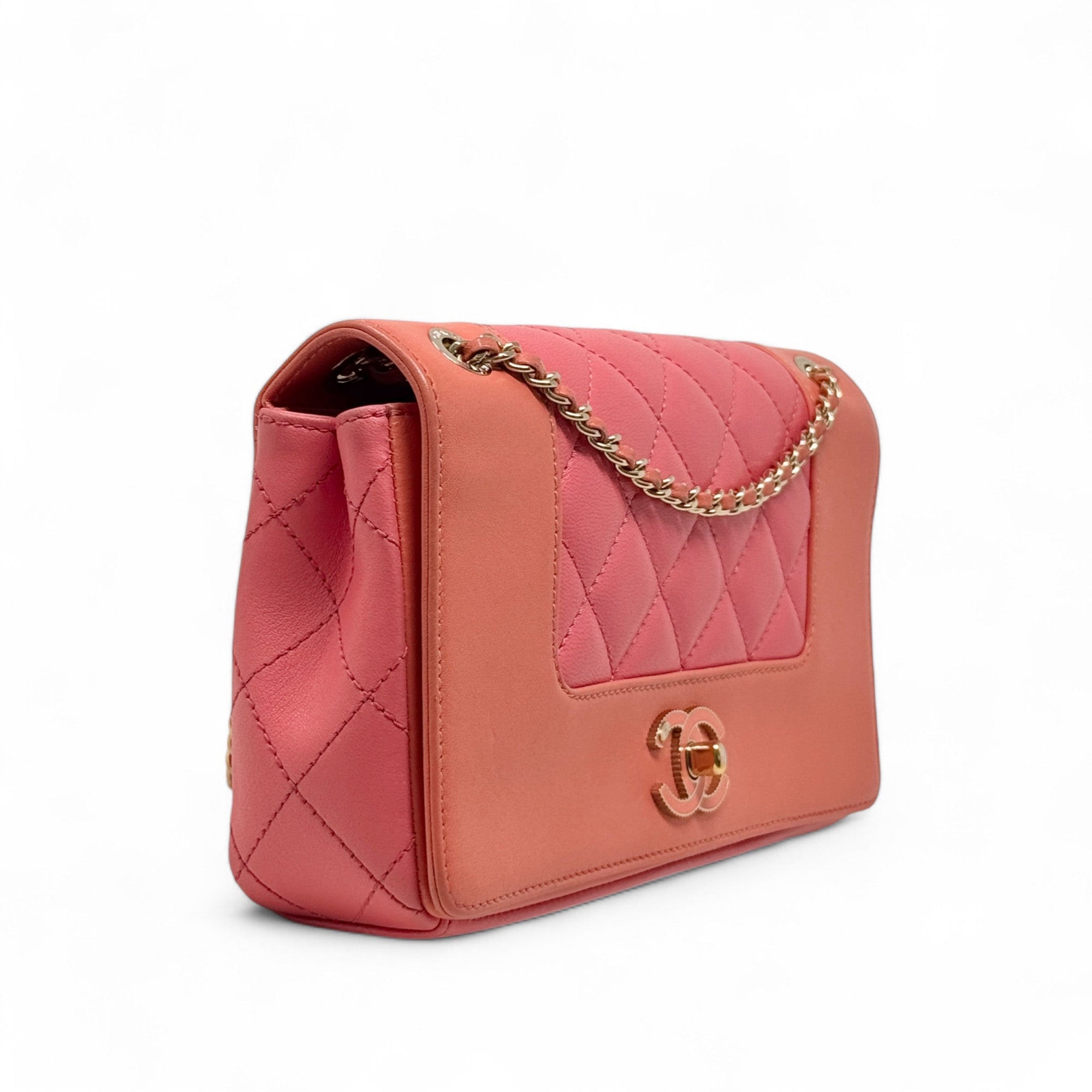Chanel Orange Medium Mademoiselle Flap