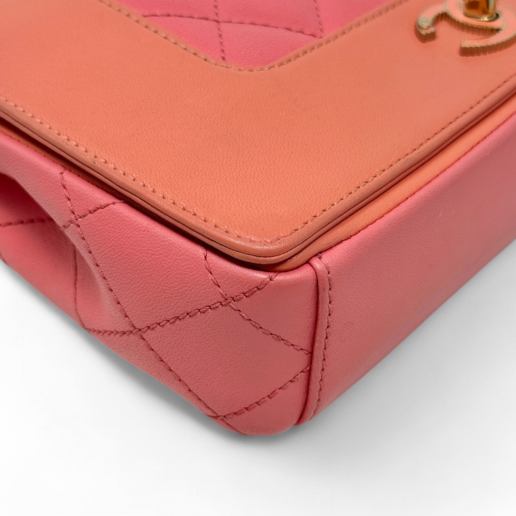 Chanel Orange Medium Mademoiselle Flap