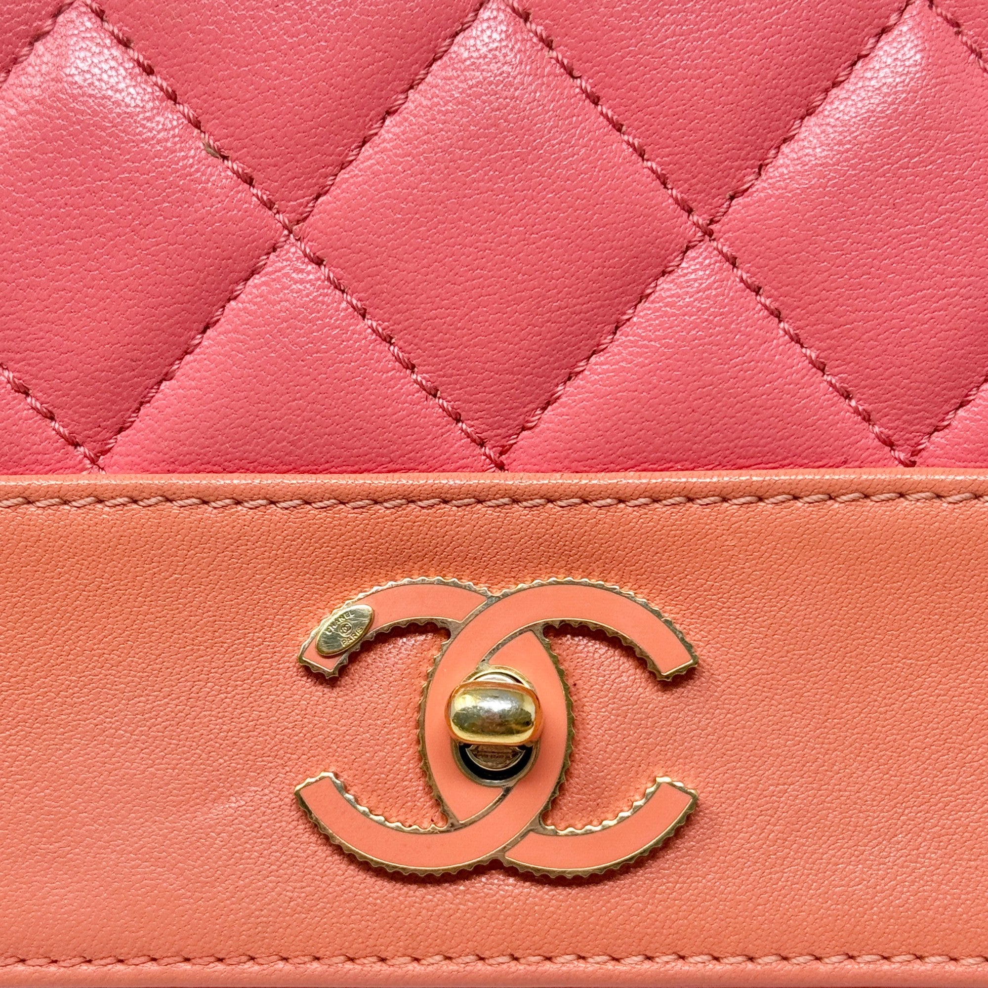 Chanel Orange Medium Mademoiselle Flap