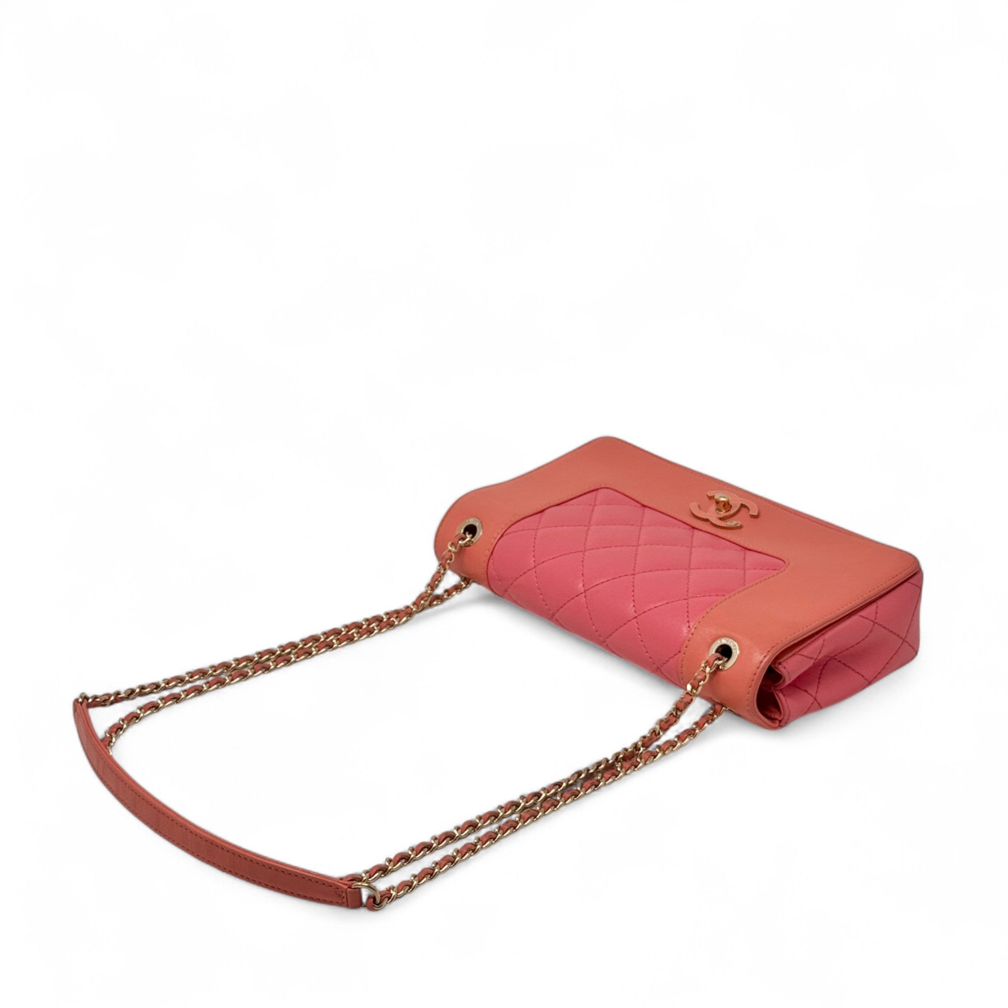 Chanel Orange Medium Mademoiselle Flap