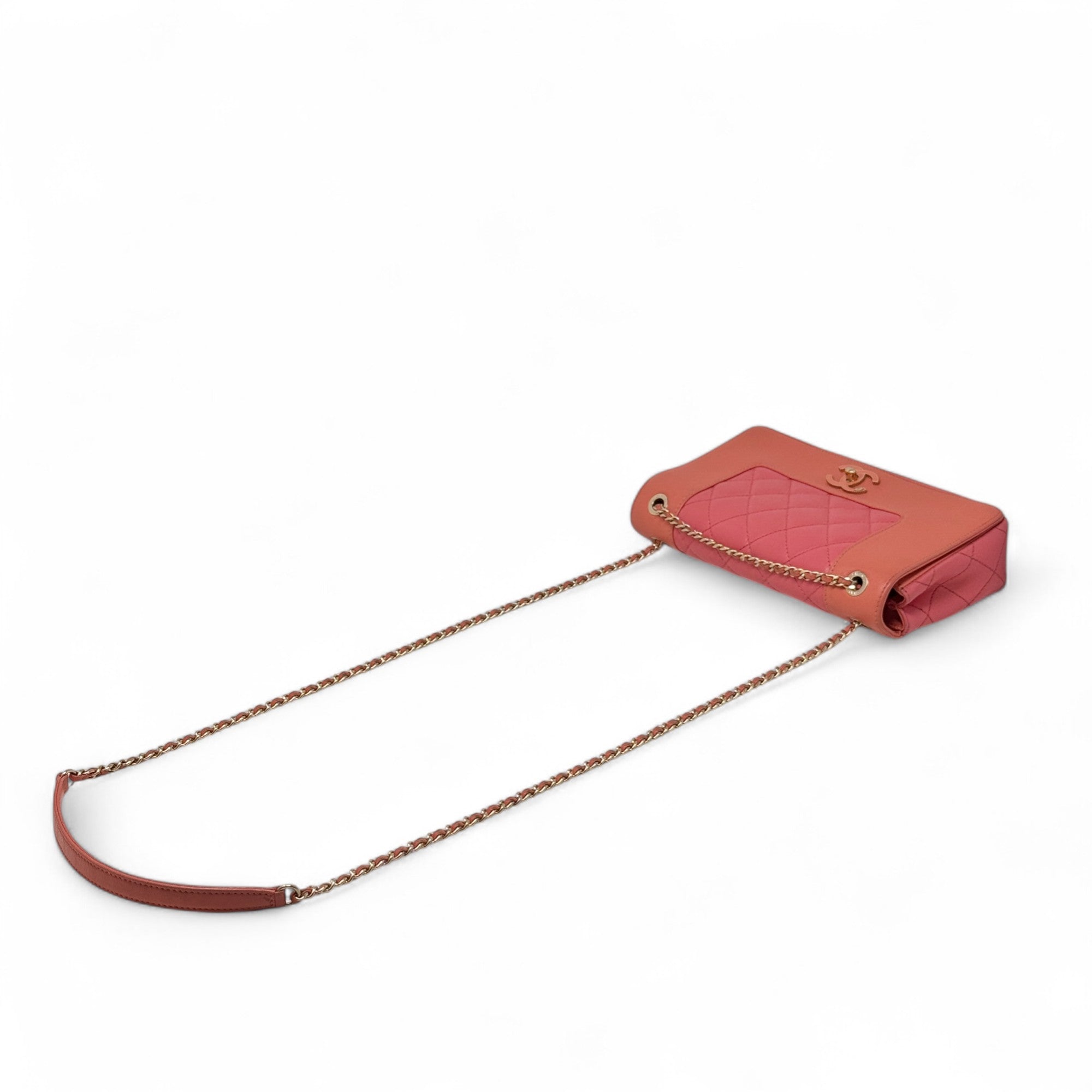 Chanel Orange Medium Mademoiselle Flap
