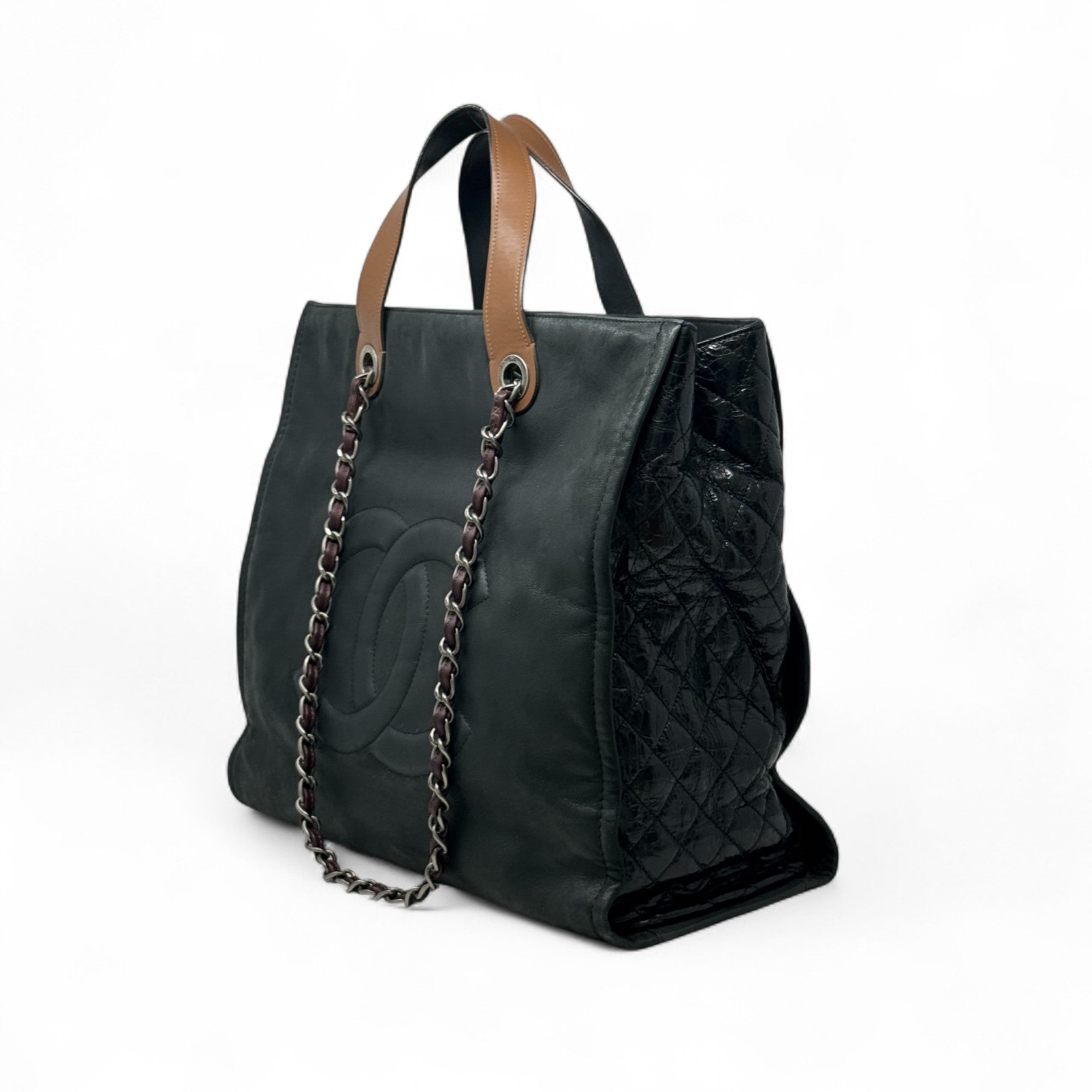 Chanel Black In The Mix Timeless Shopping Tote