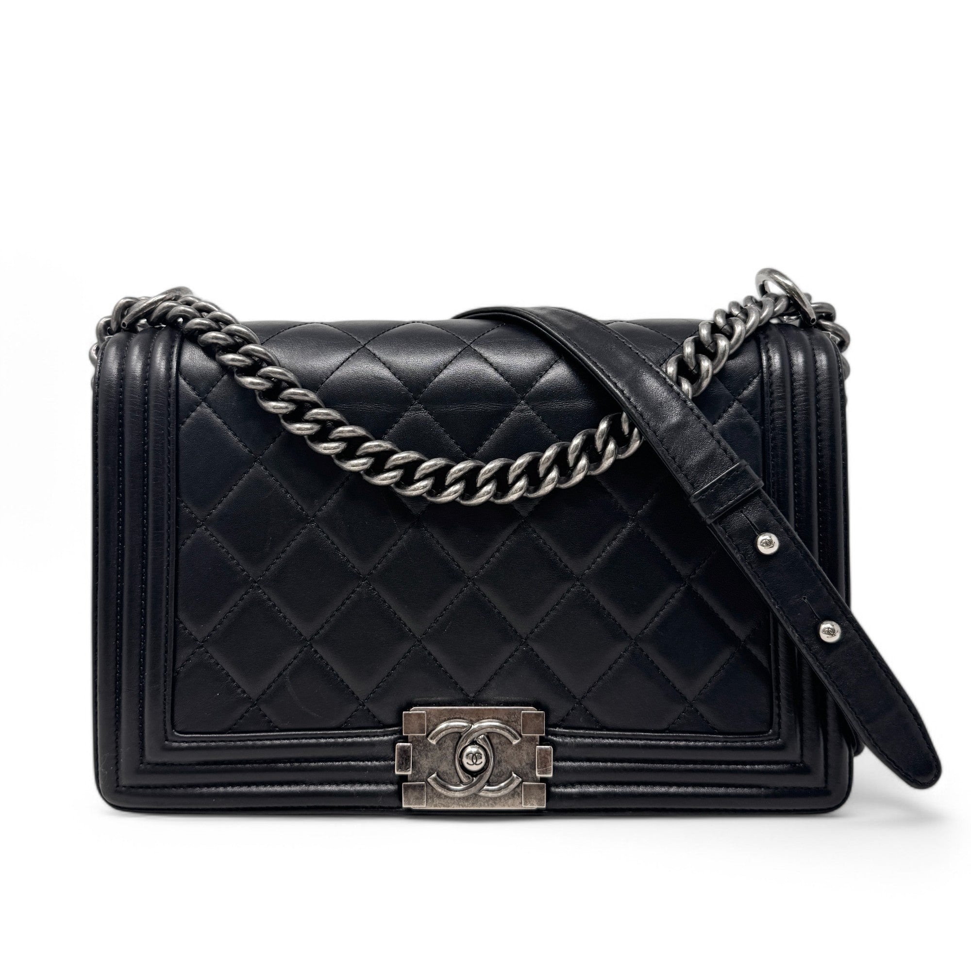 Chanel Black Large Boy Bag