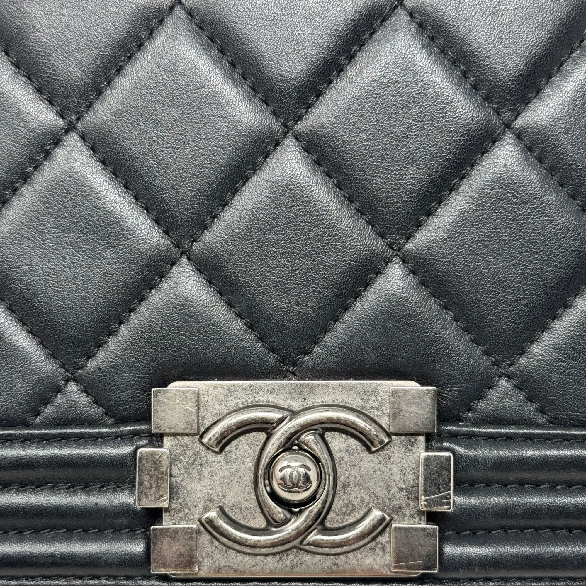 Chanel Black Large Boy Bag