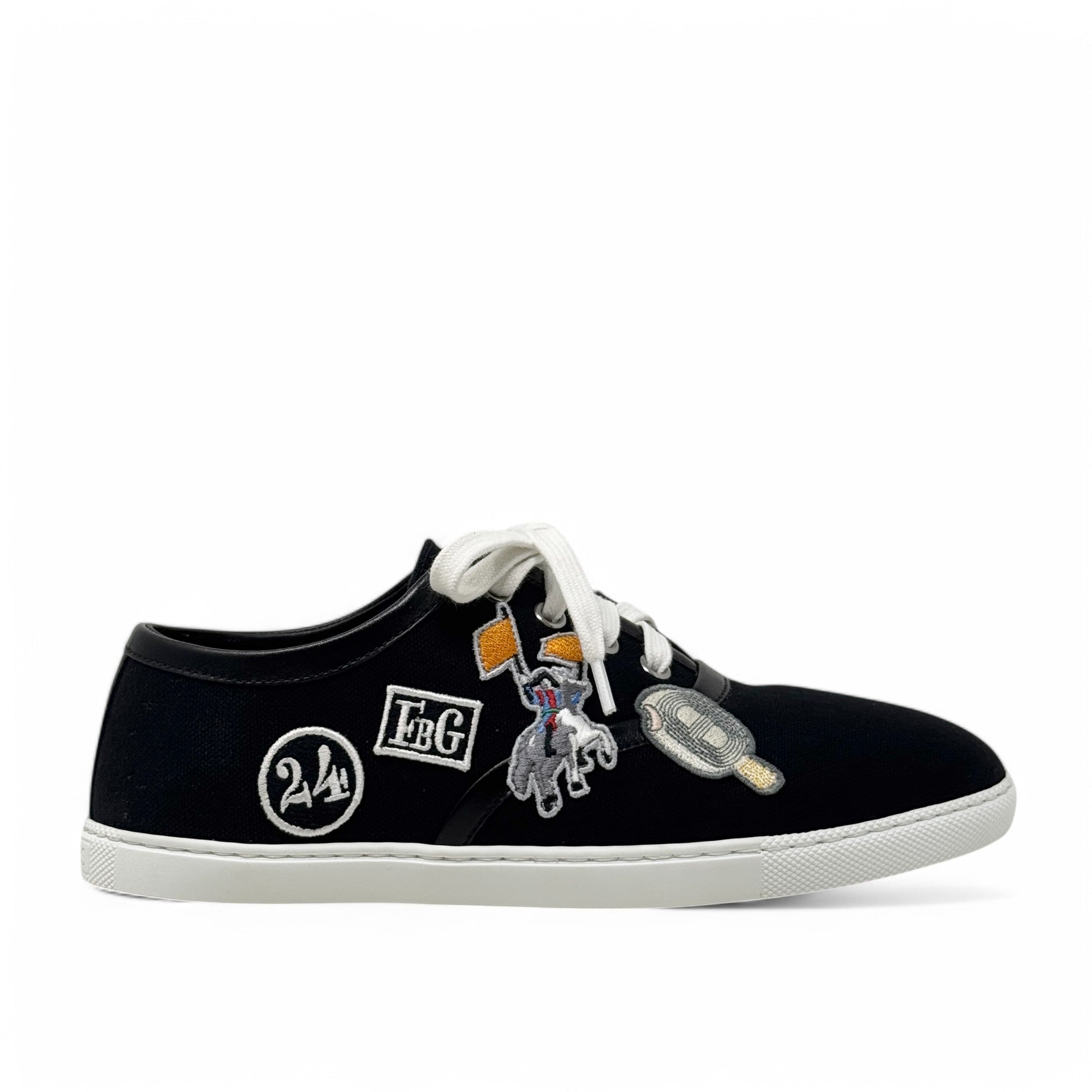 Hermes Noir Innocent Sneakers 37