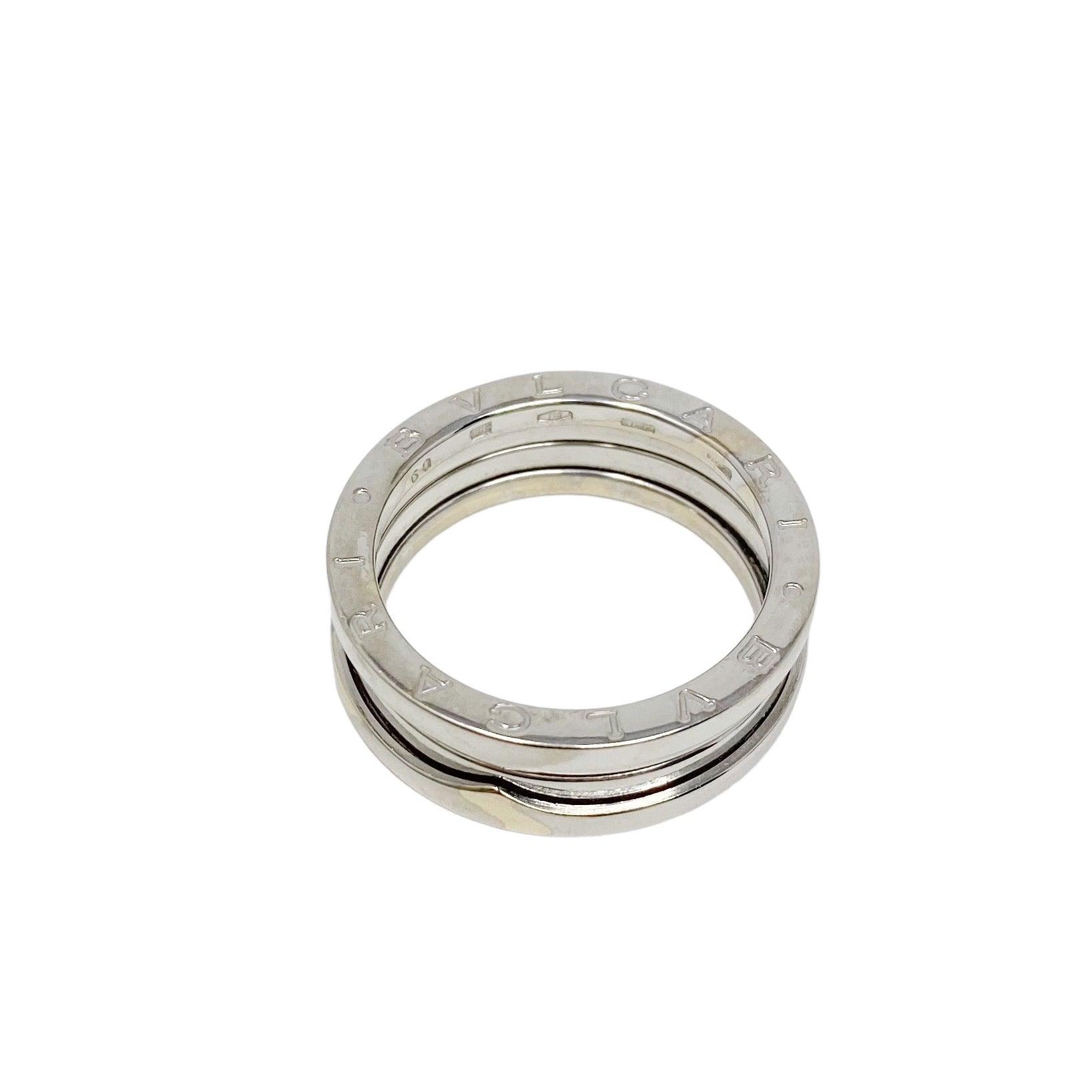 Bvlgari 18k White Gold B.zero1 Ring 60