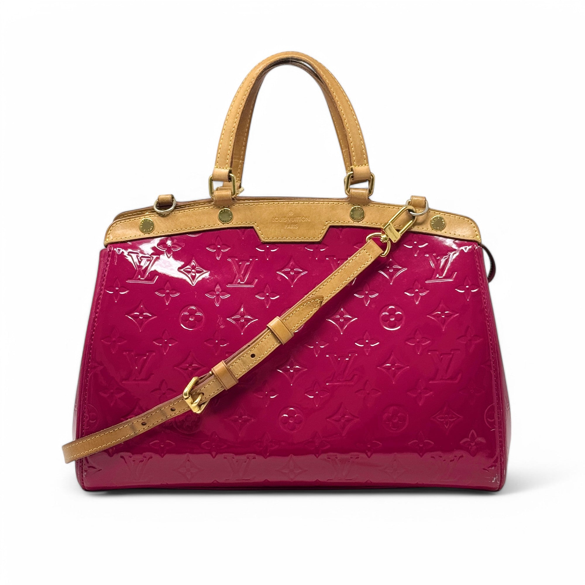 Louis Vuitton Rose Indien Vernis Brea MM
