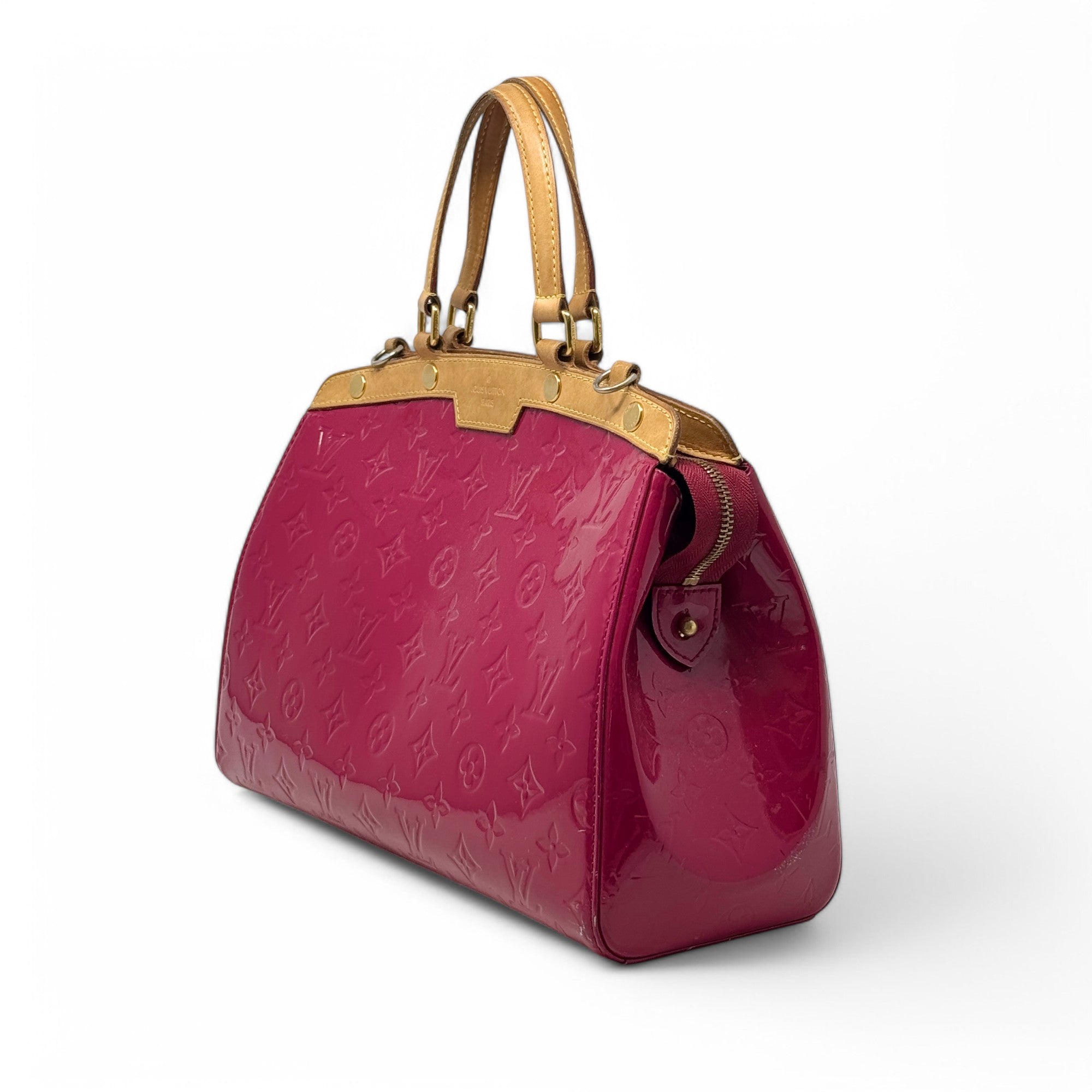 Louis Vuitton Rose Indien Vernis Brea MM