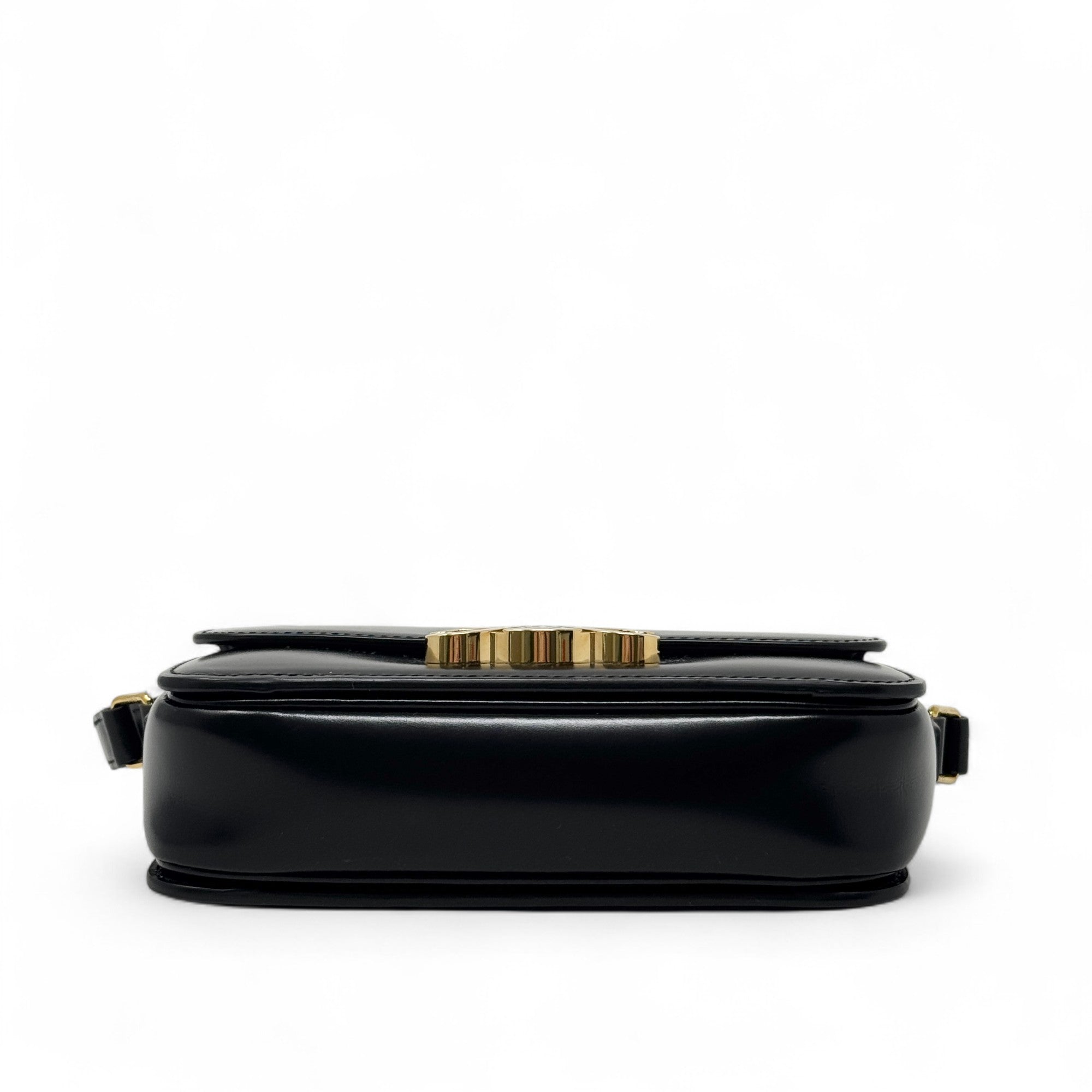 Celine Black Calfskin Triomphe Teen Bag