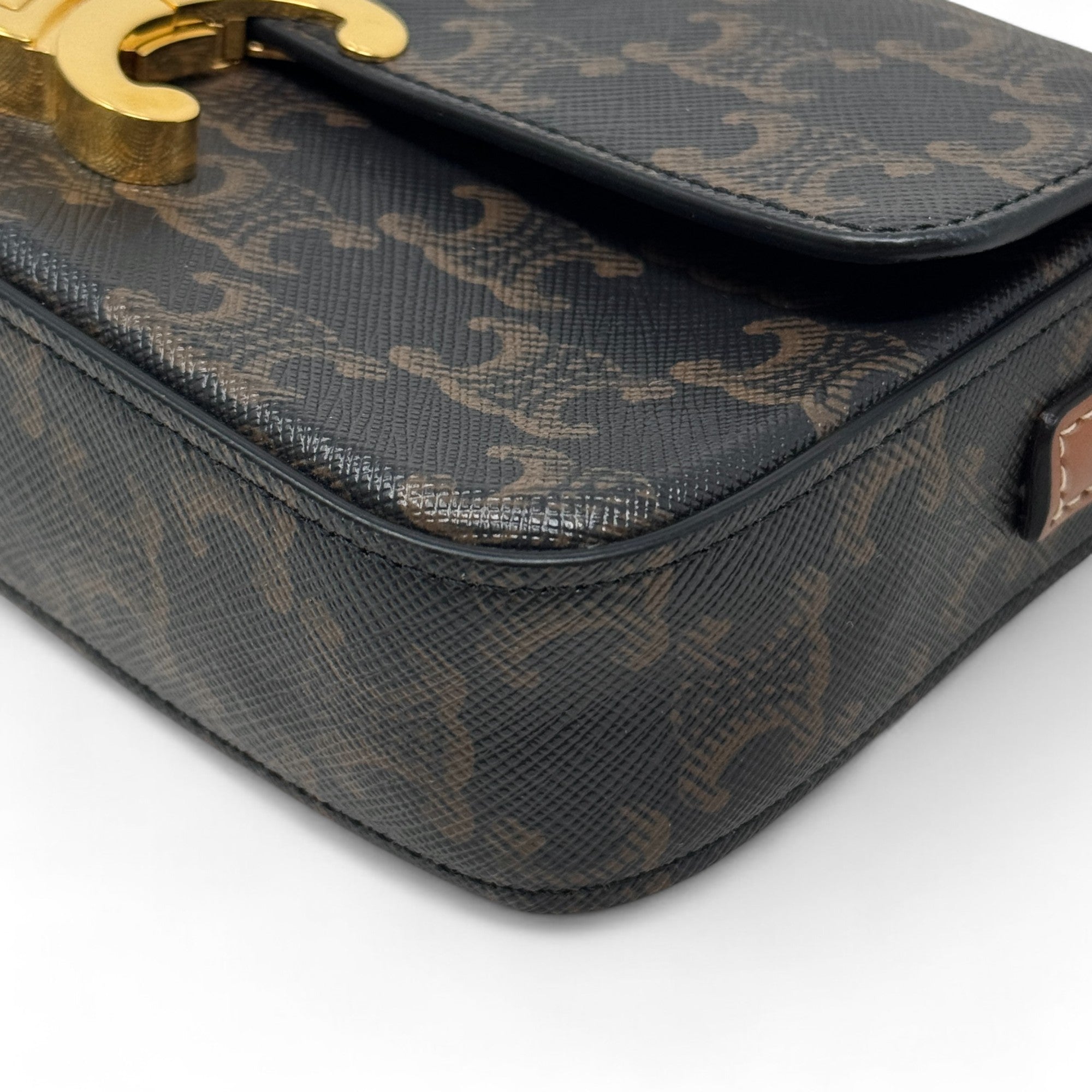 Celine Tan Triomphe Claude Shoulder Bag