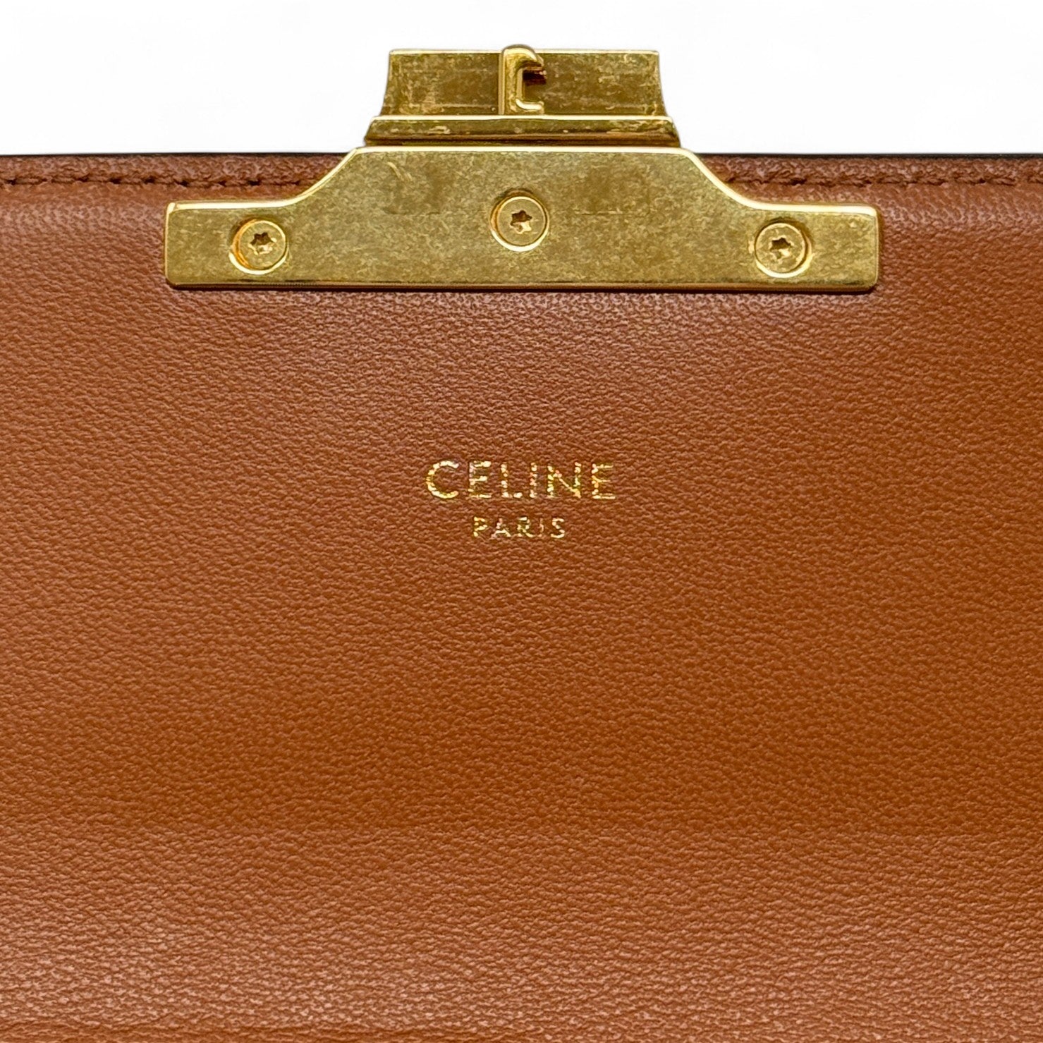 Celine Tan Triomphe Claude Shoulder Bag
