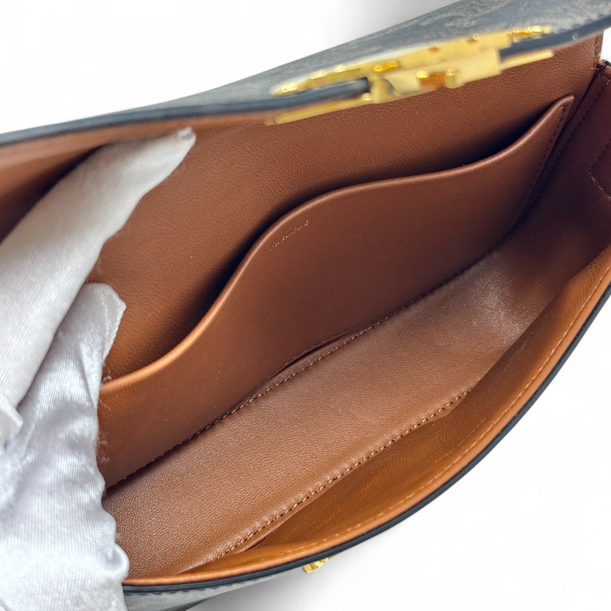 Celine Tan Triomphe Claude Shoulder Bag