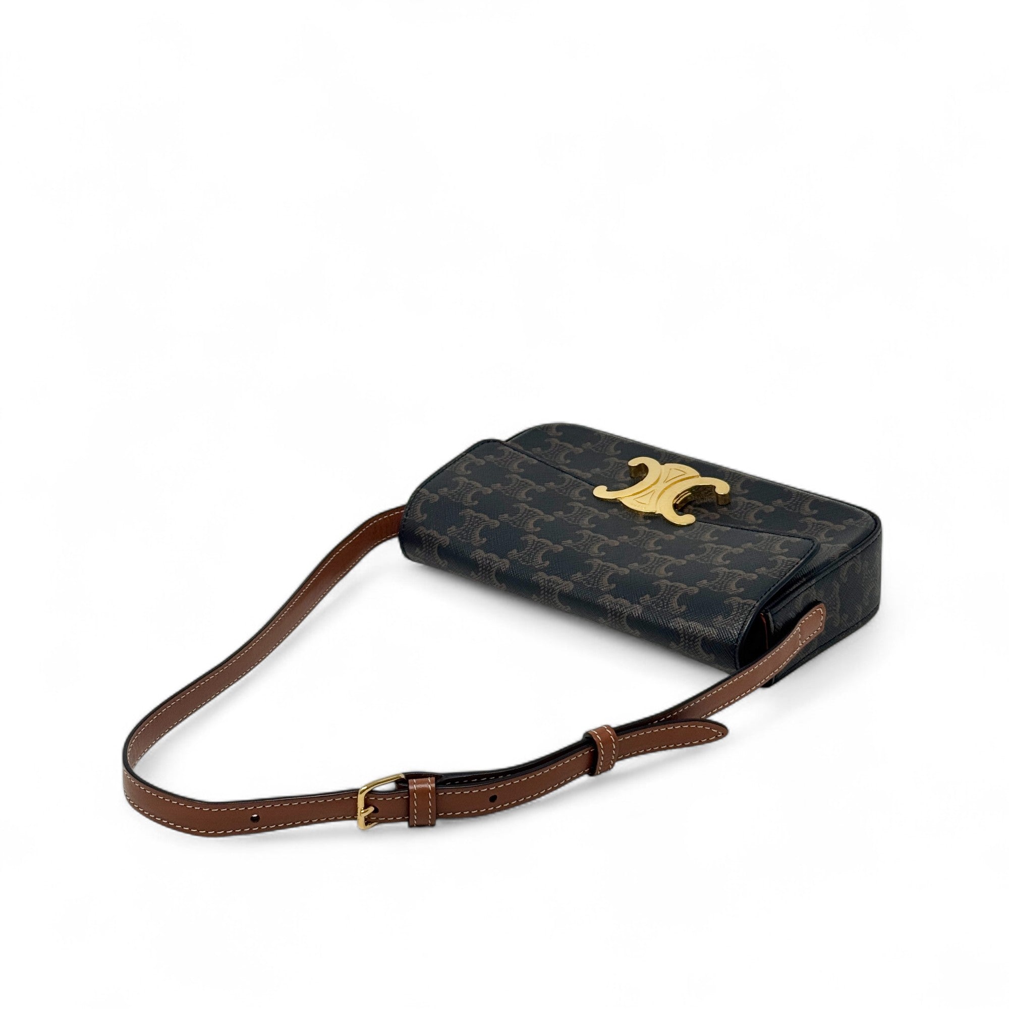 Celine Tan Triomphe Claude Shoulder Bag