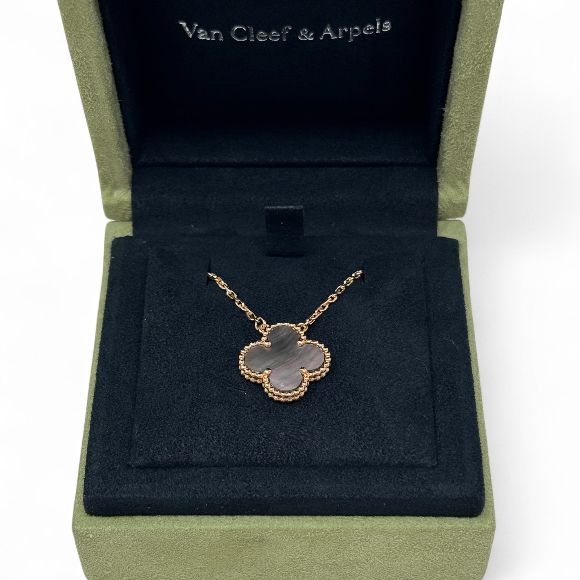 Van Cleef & Arpels Grey MOP Vintage Alphambra Pendant