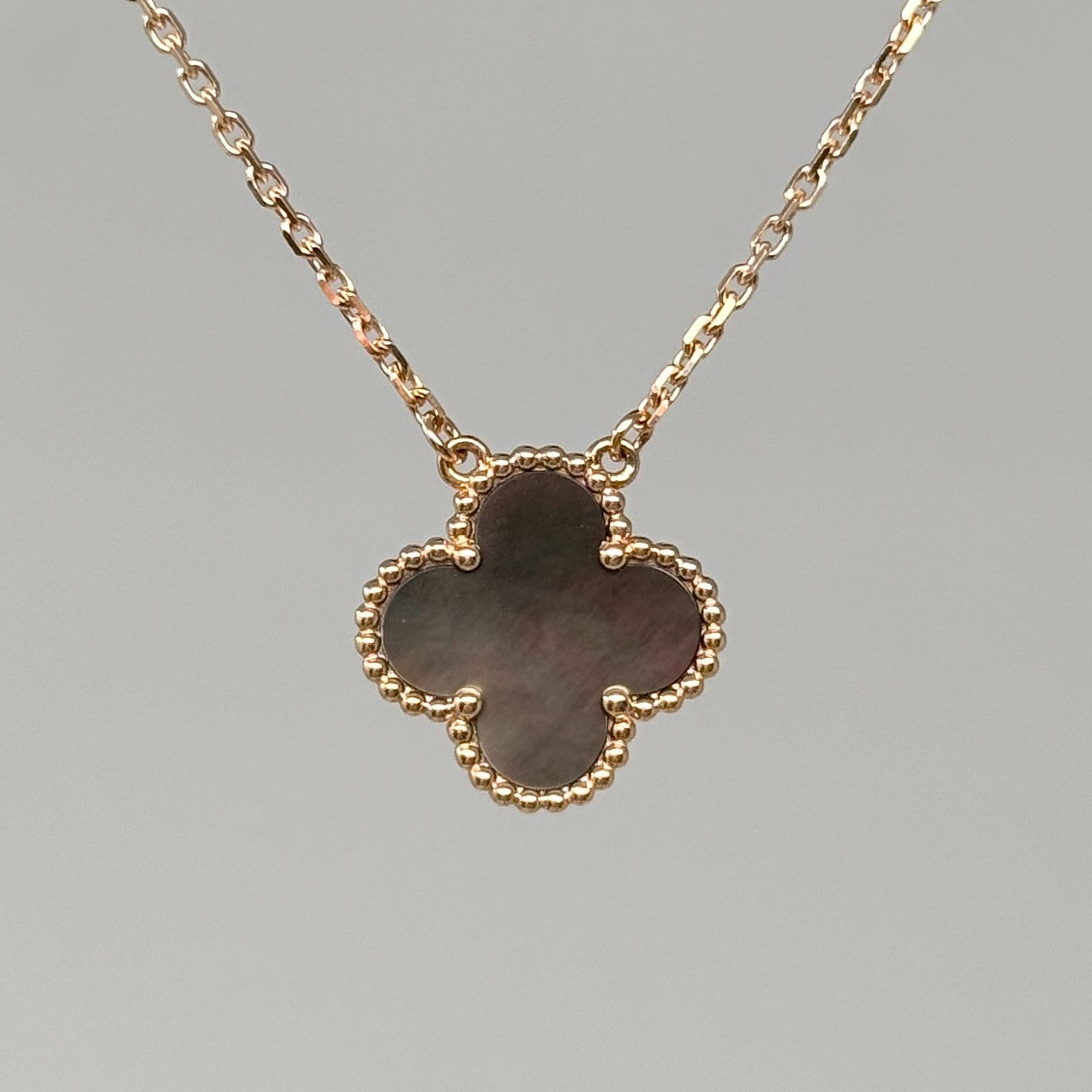 Van Cleef & Arpels Grey MOP Vintage Alphambra Pendant