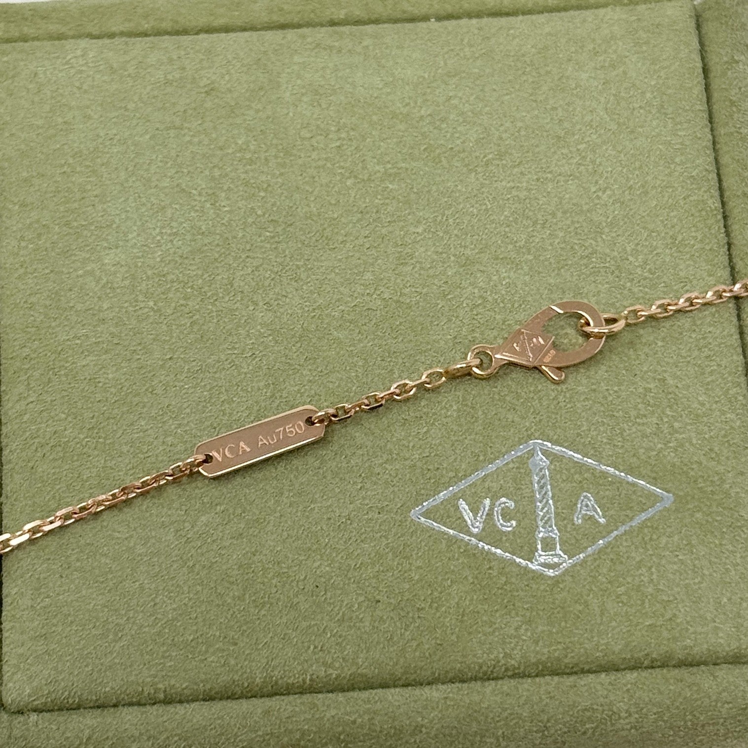Van Cleef & Arpels Grey MOP Vintage Alphambra Pendant