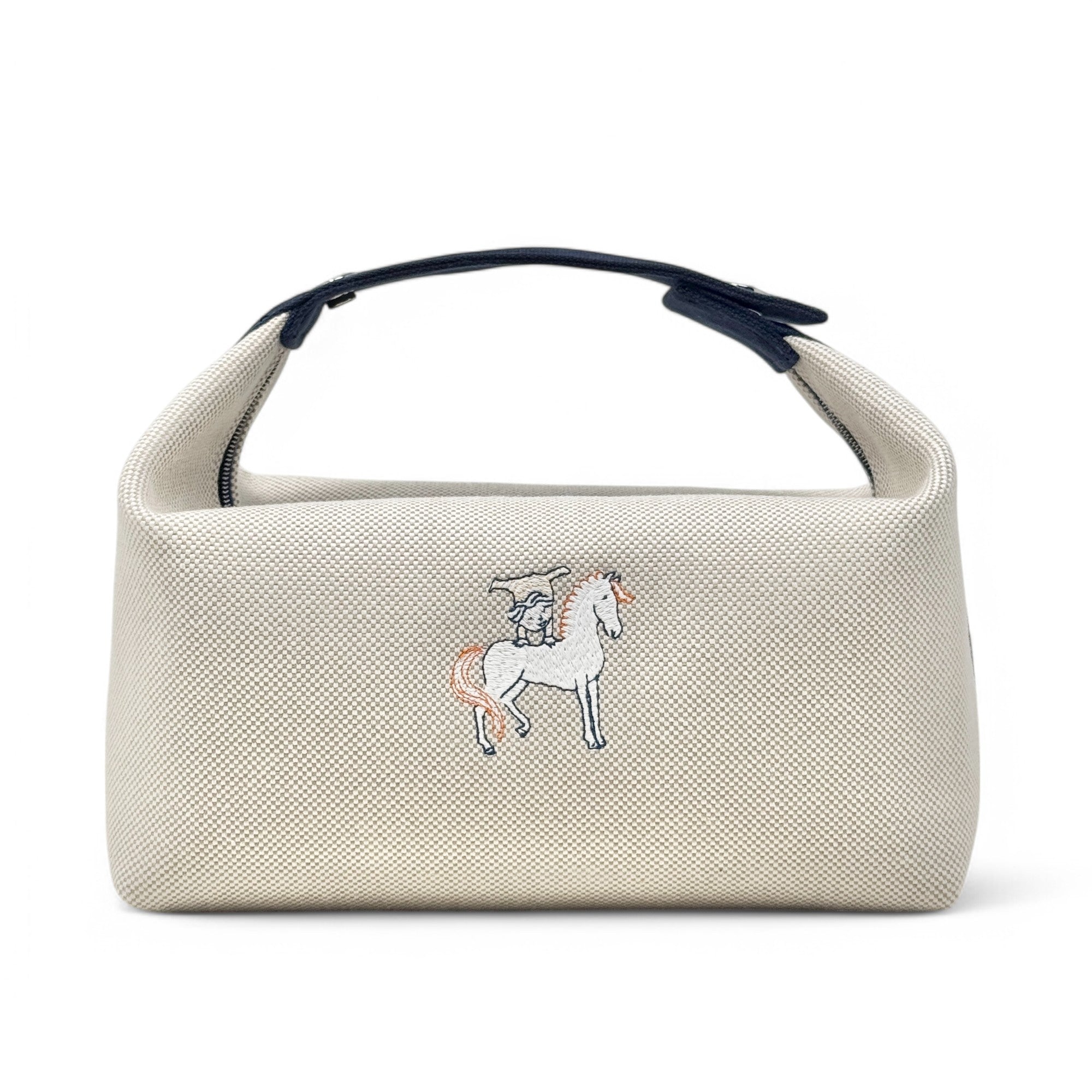 Hermes Gris Perle Large Bride-A-Brac Cabriole Case