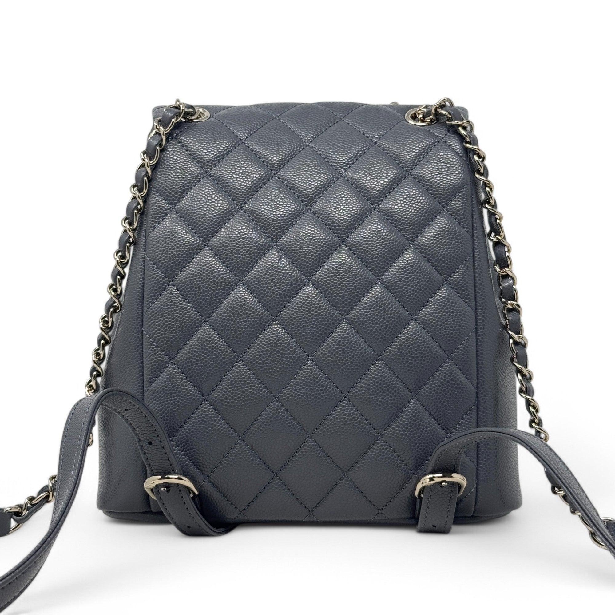 Chanel Grey Mini Duma Pockets Backpack